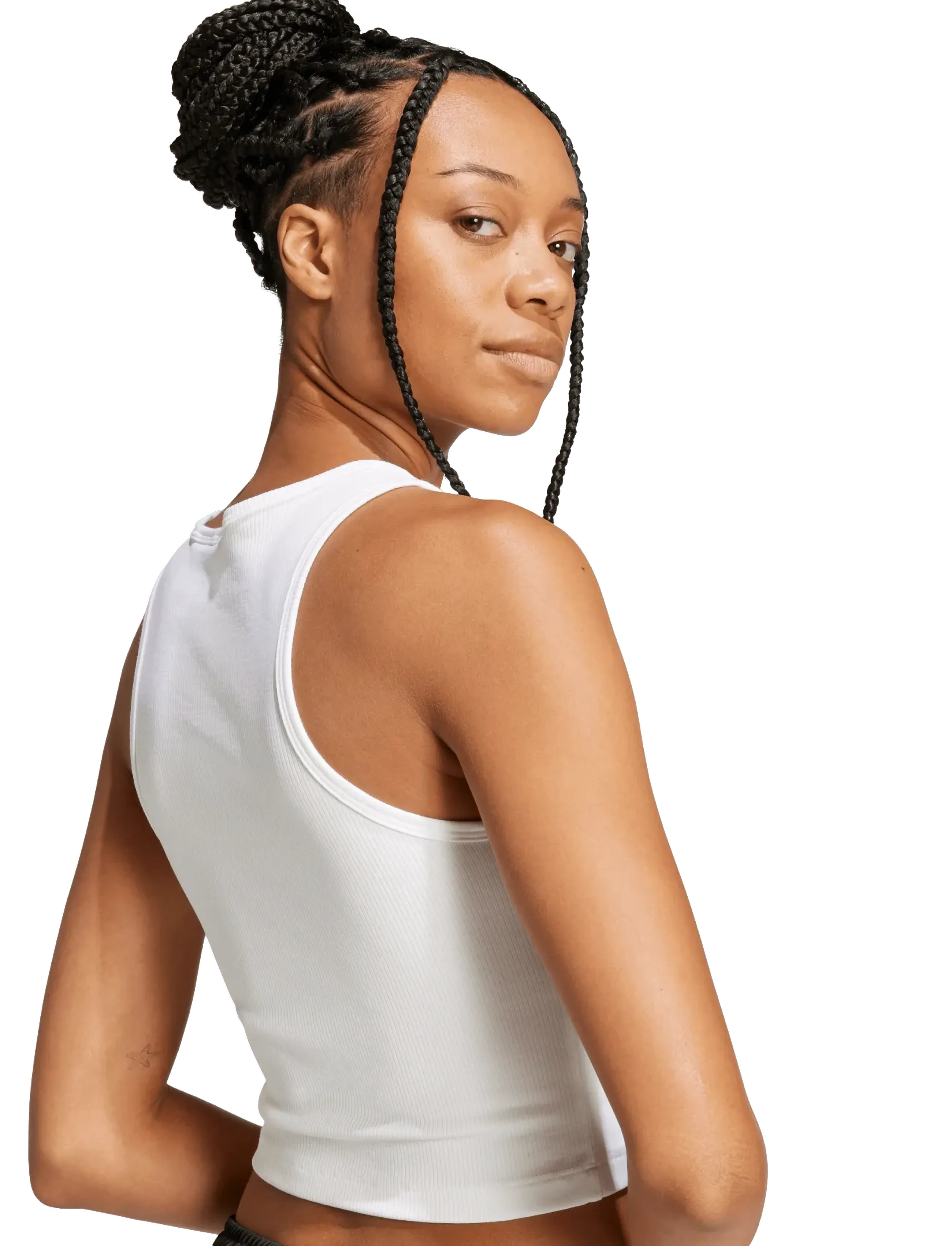 adidas Originals - ESS RIB TANK - toppe & t-shirts - white - 3