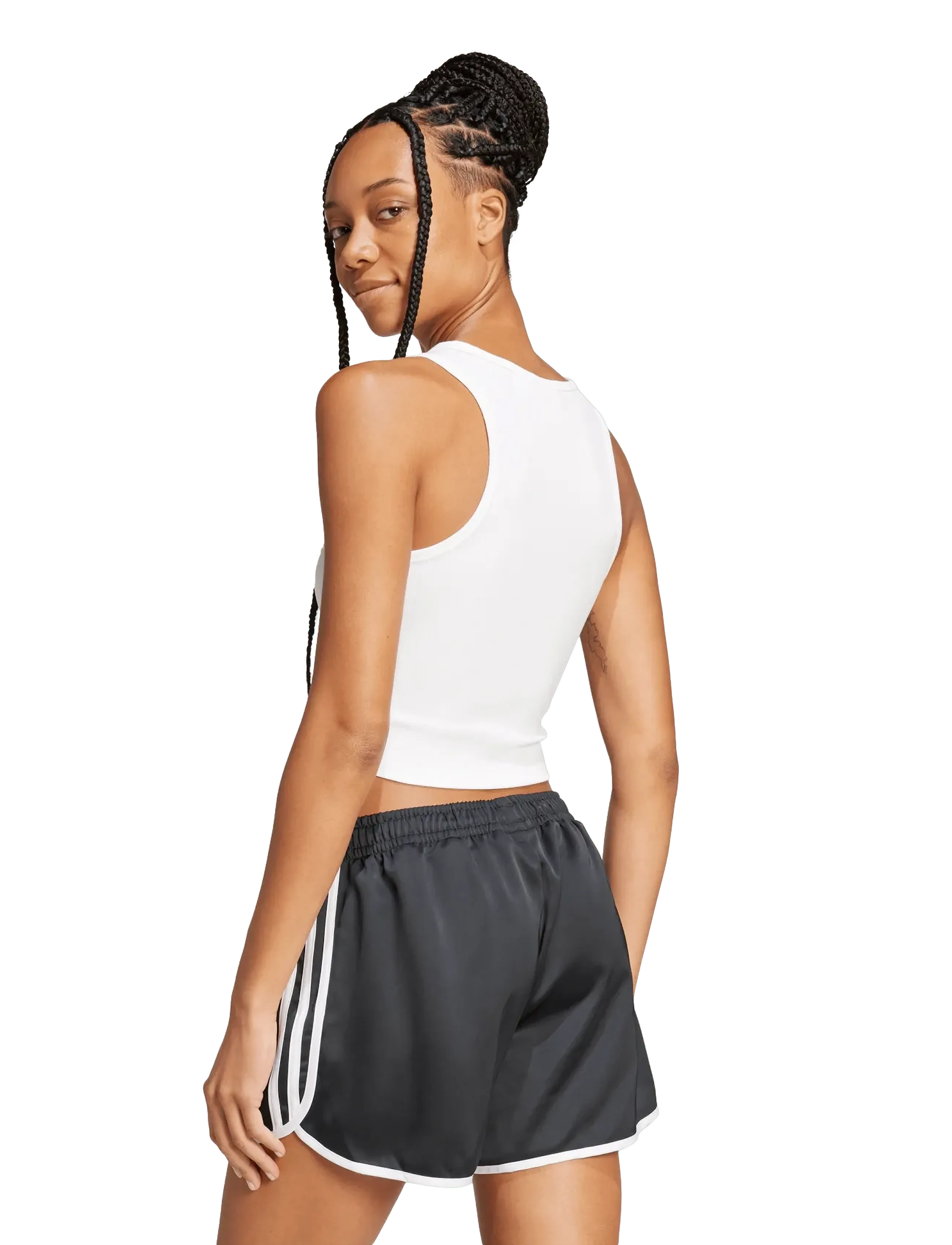 adidas Originals - ESS RIB TANK - toppe & t-shirts - white - 5