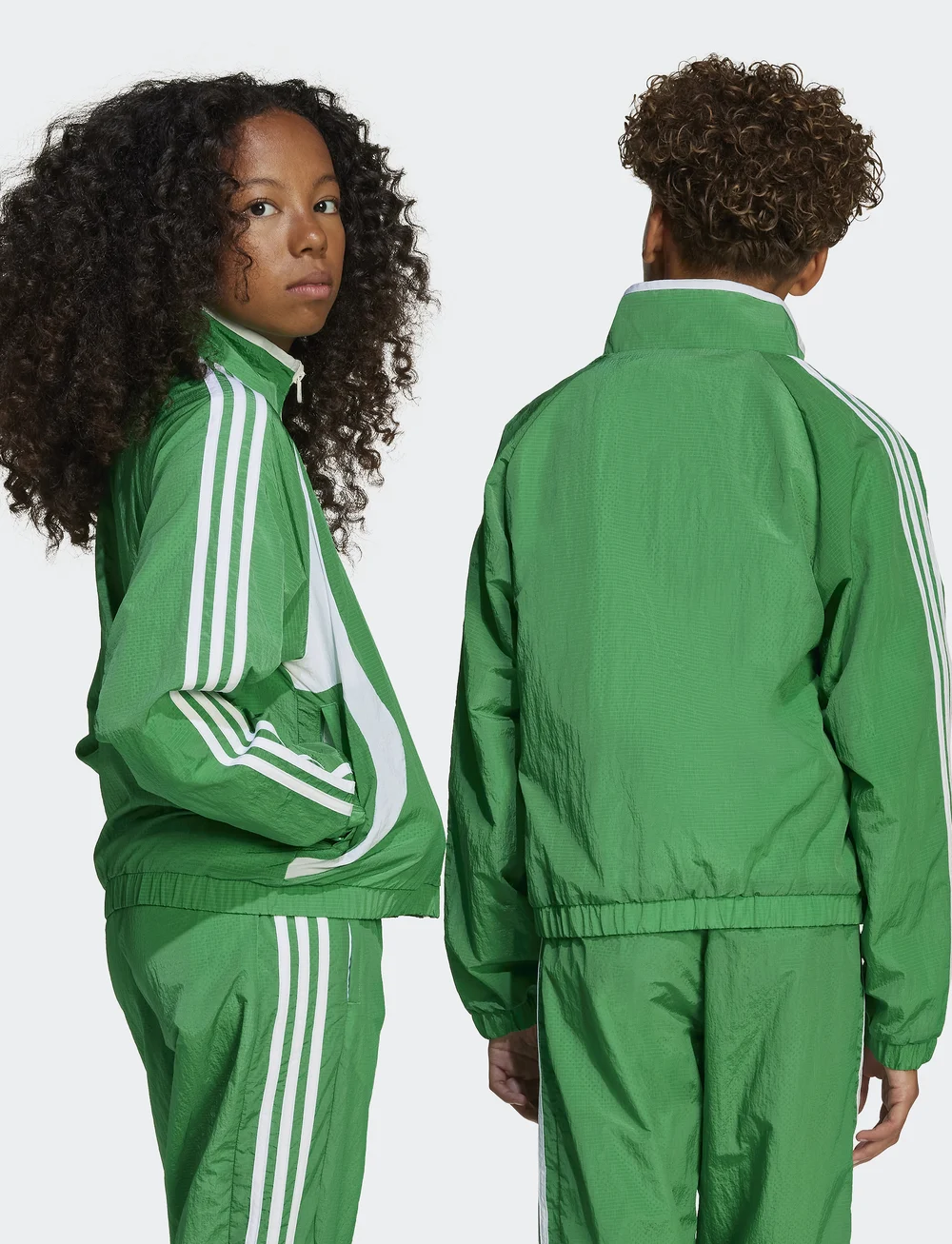 adidas Originals - WOVEN TRACKTOP - džemperiai - green - 3