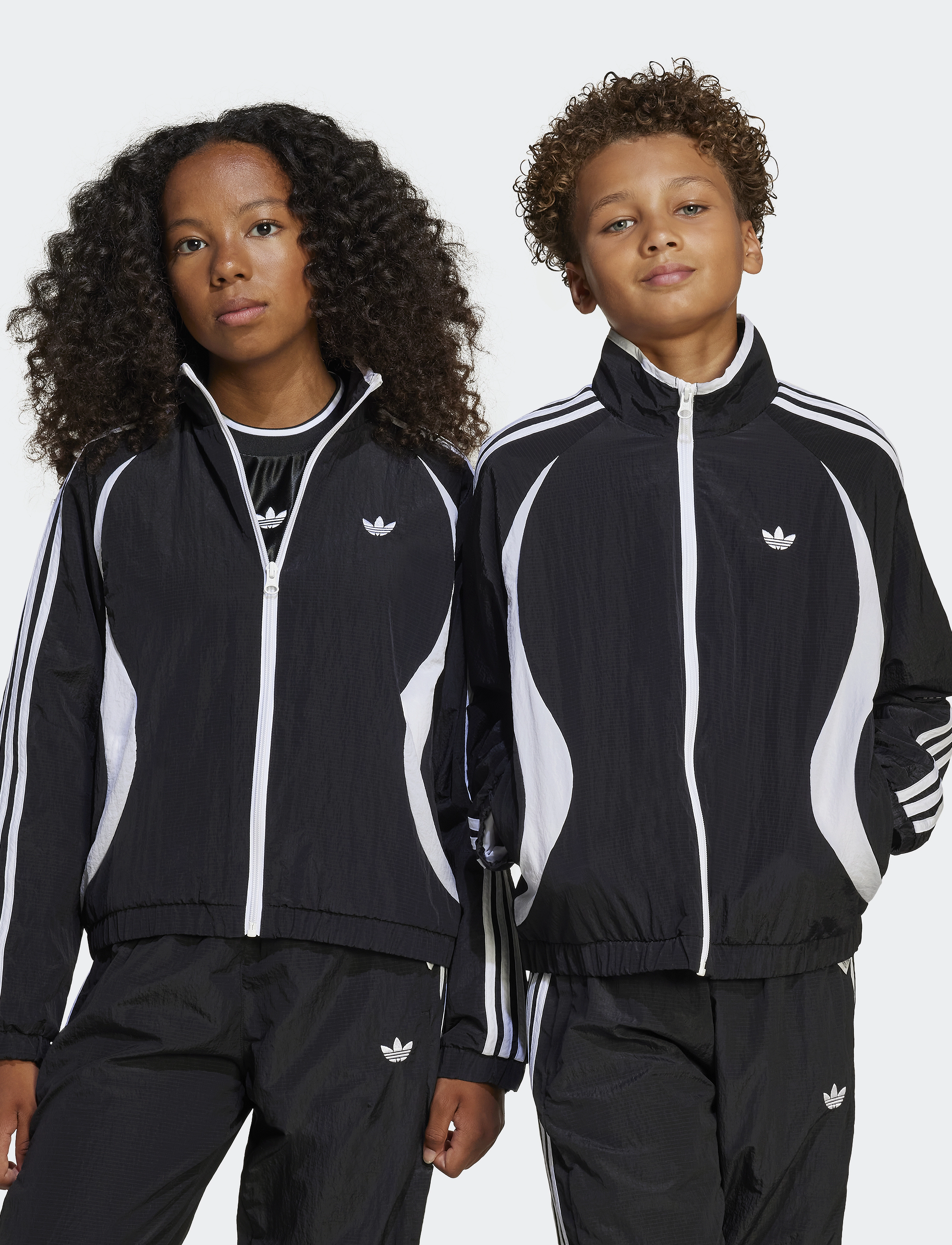 adidas Originals - WOVEN TRACKTOP - sweatshirts - black - 0