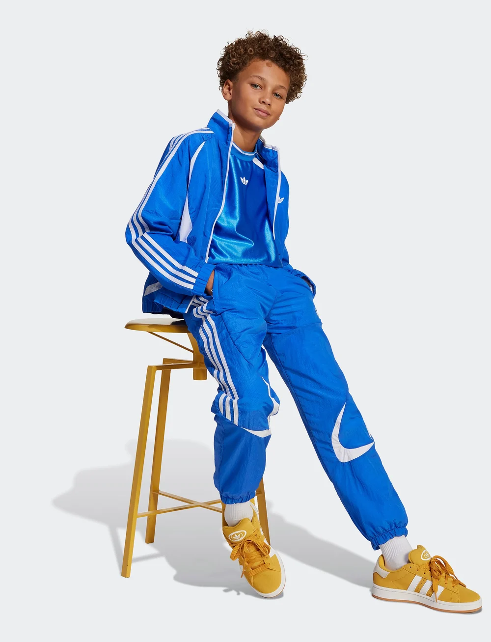 adidas Originals - WOVEN TRACKPANT - sweatpants - blue - 5