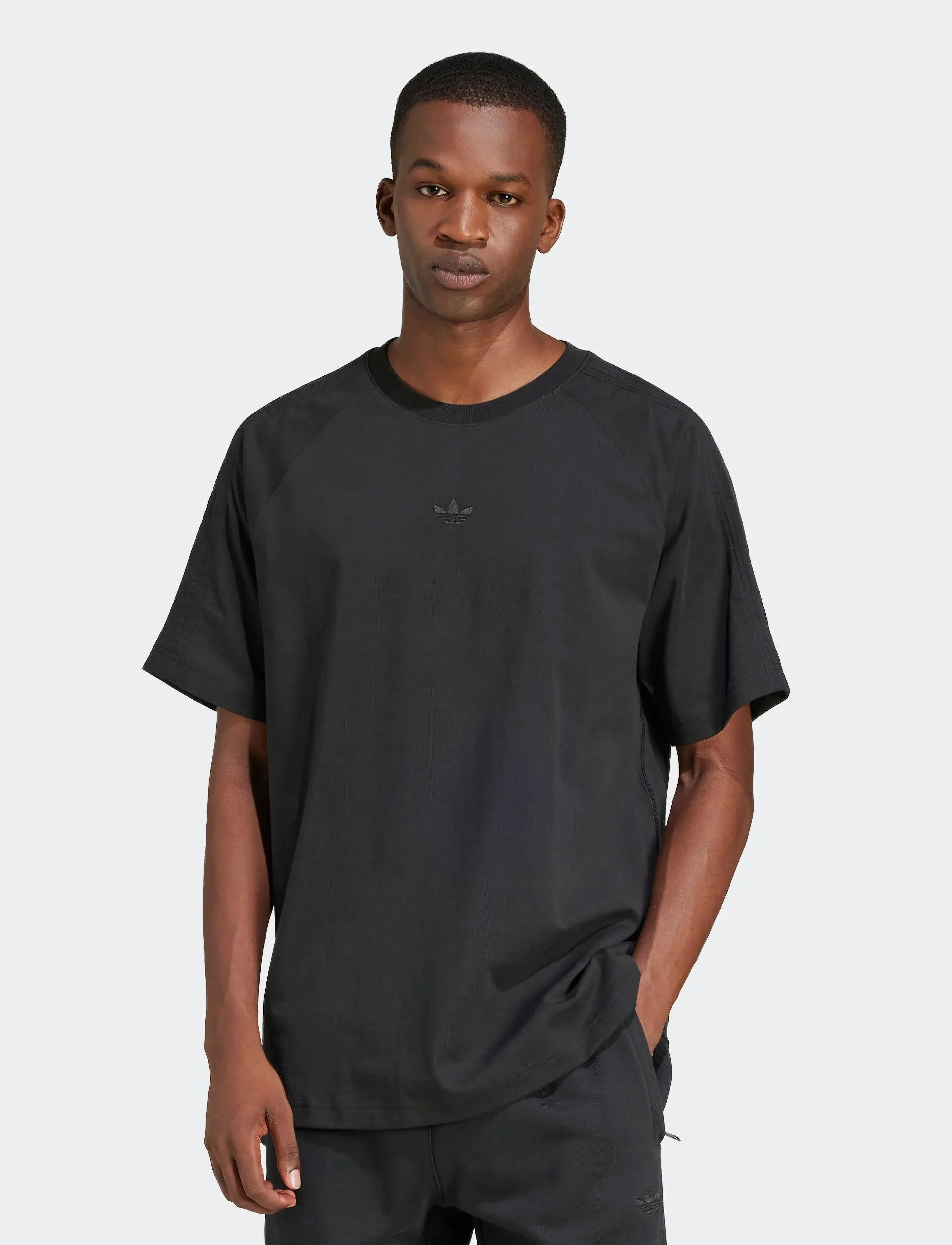 adidas Originals - P ESS TEE - tops & t-shirts - black - 5