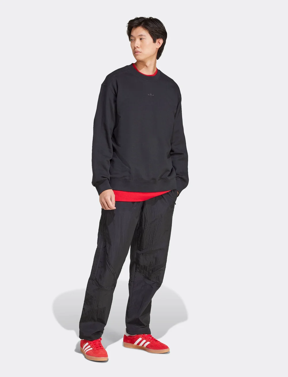 adidas Originals - P ESS CREW - oberteile - black - 5