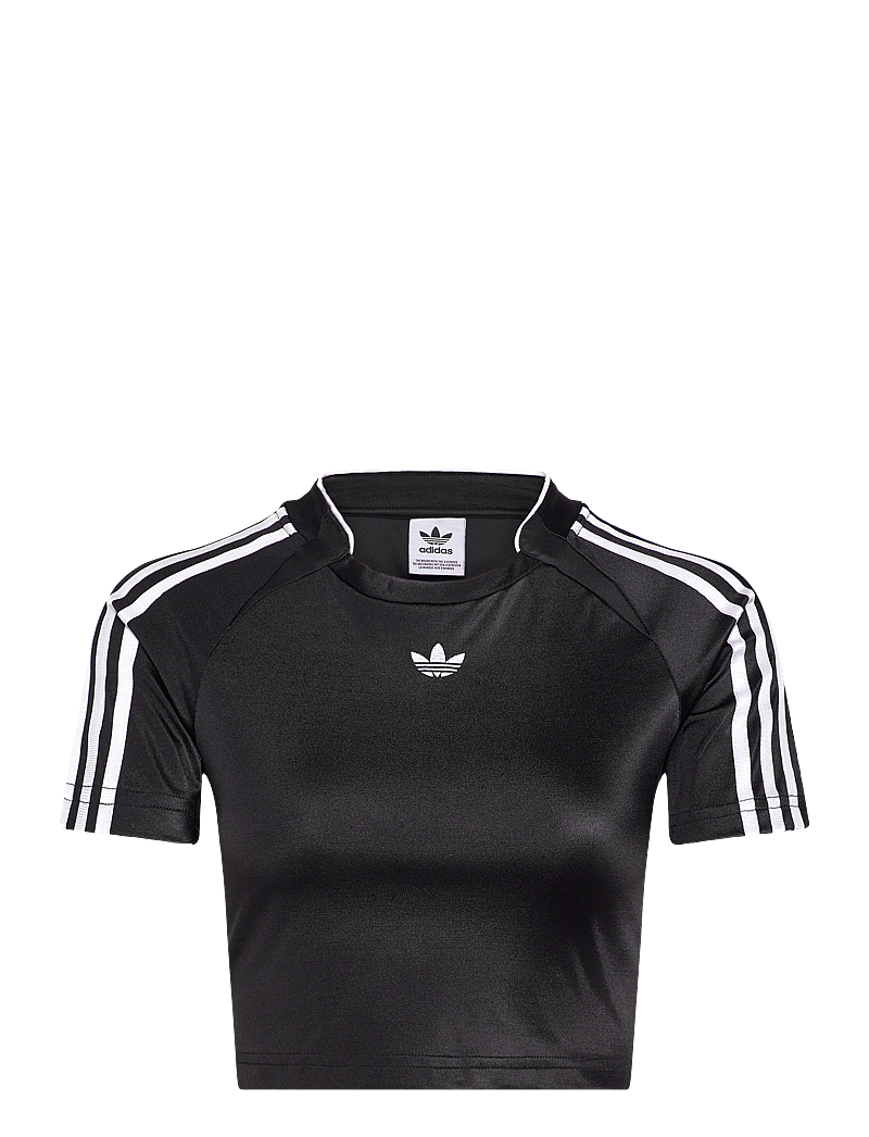 adidas Originals - TEAMGEIST TOP - crop-tops - black - 1