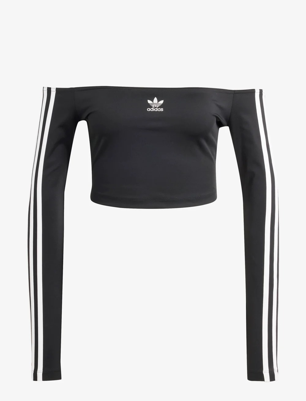adidas Originals - OFFSHOULDER LS - långärmade tröjor - black - 1
