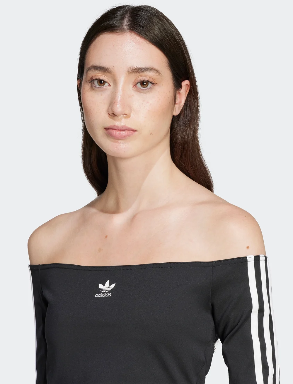 adidas Originals - OFFSHOULDER LS - långärmade tröjor - black - 4