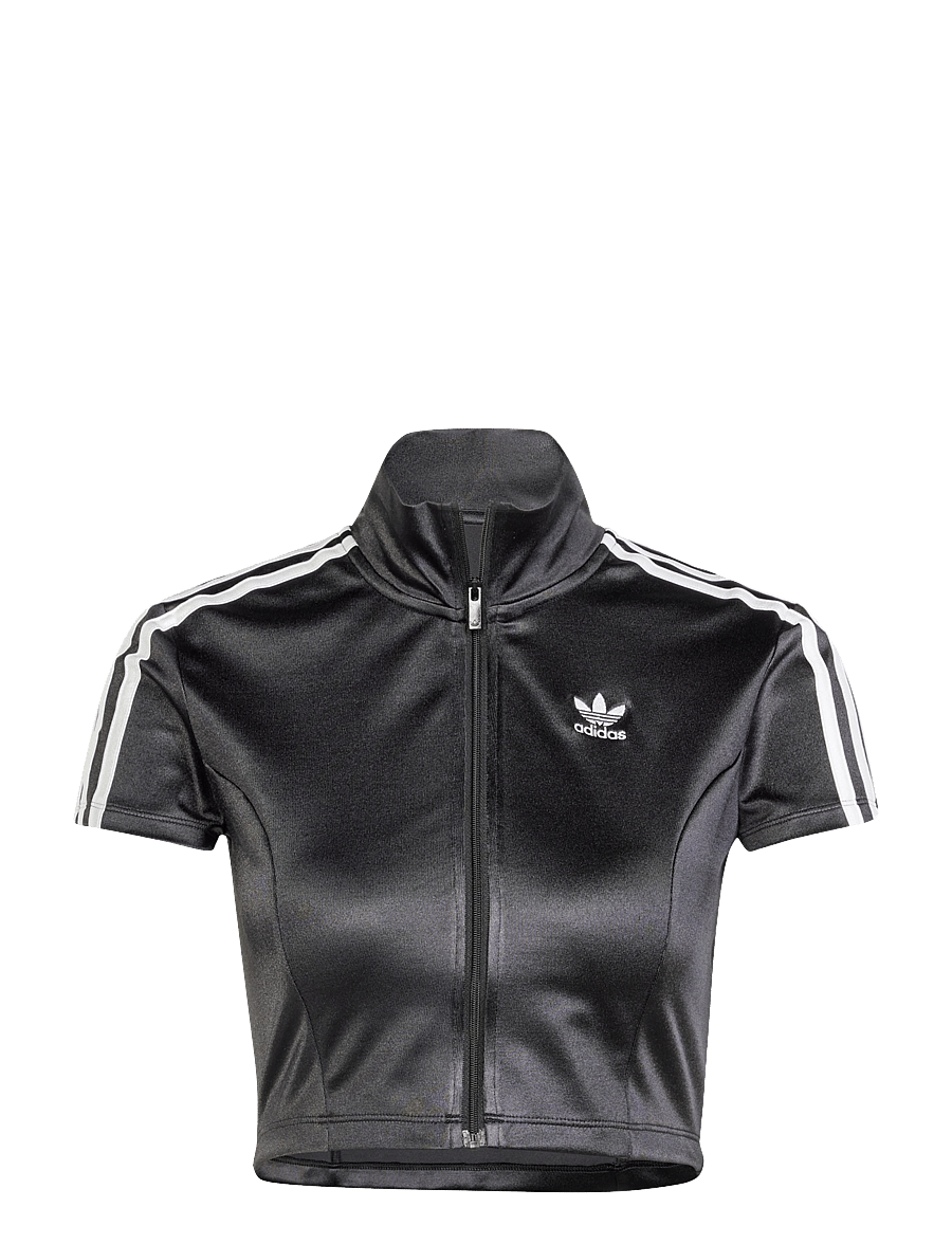 adidas Originals - SHORTSLEEVE TT - crop-tops - black - 1