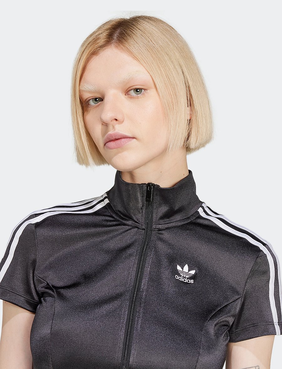 adidas Originals - SHORTSLEEVE TT - crop-tops - black - 3