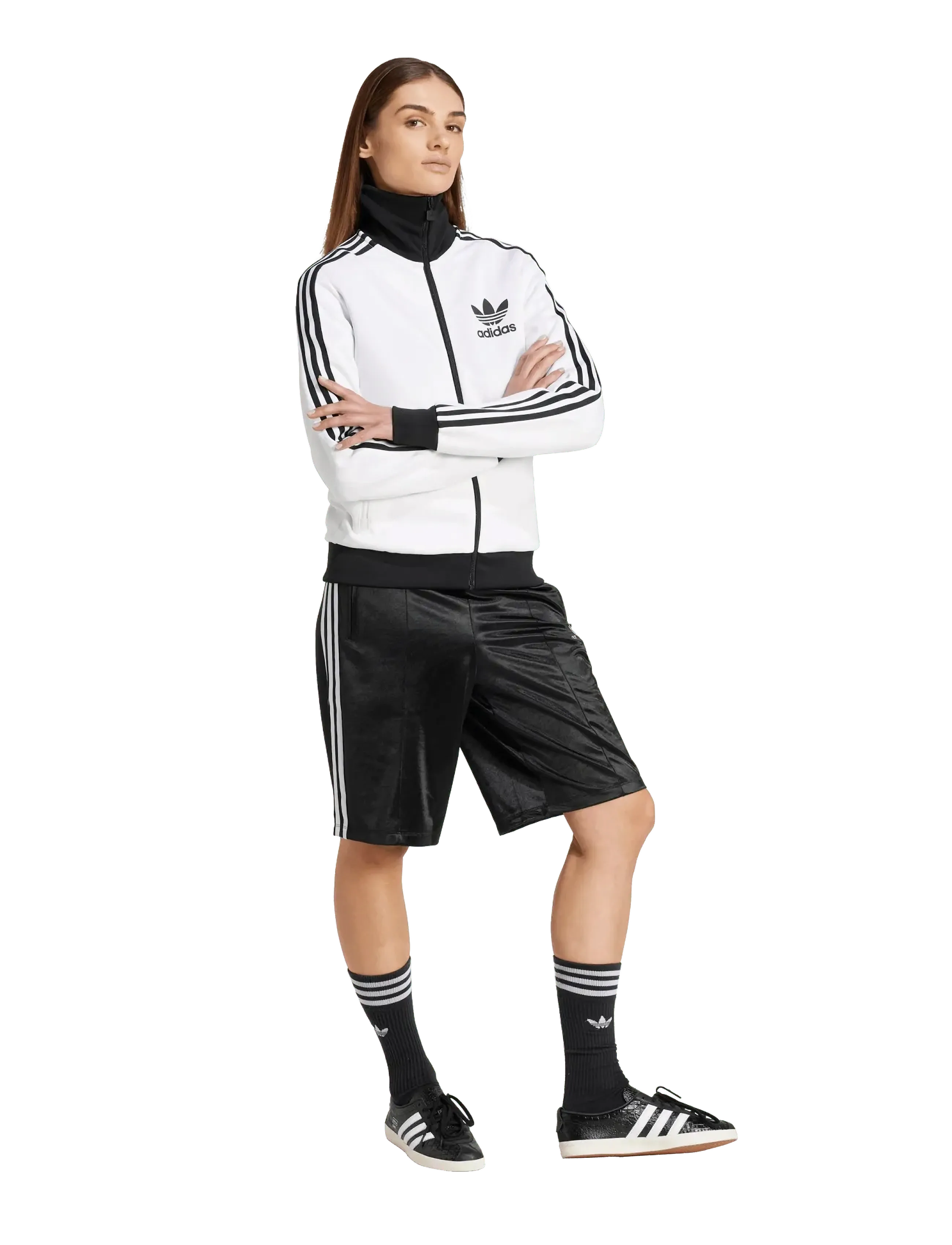 adidas Originals Firebird Short, XS, Black, Sport Shorts > Sport Casual Shorts, Dame