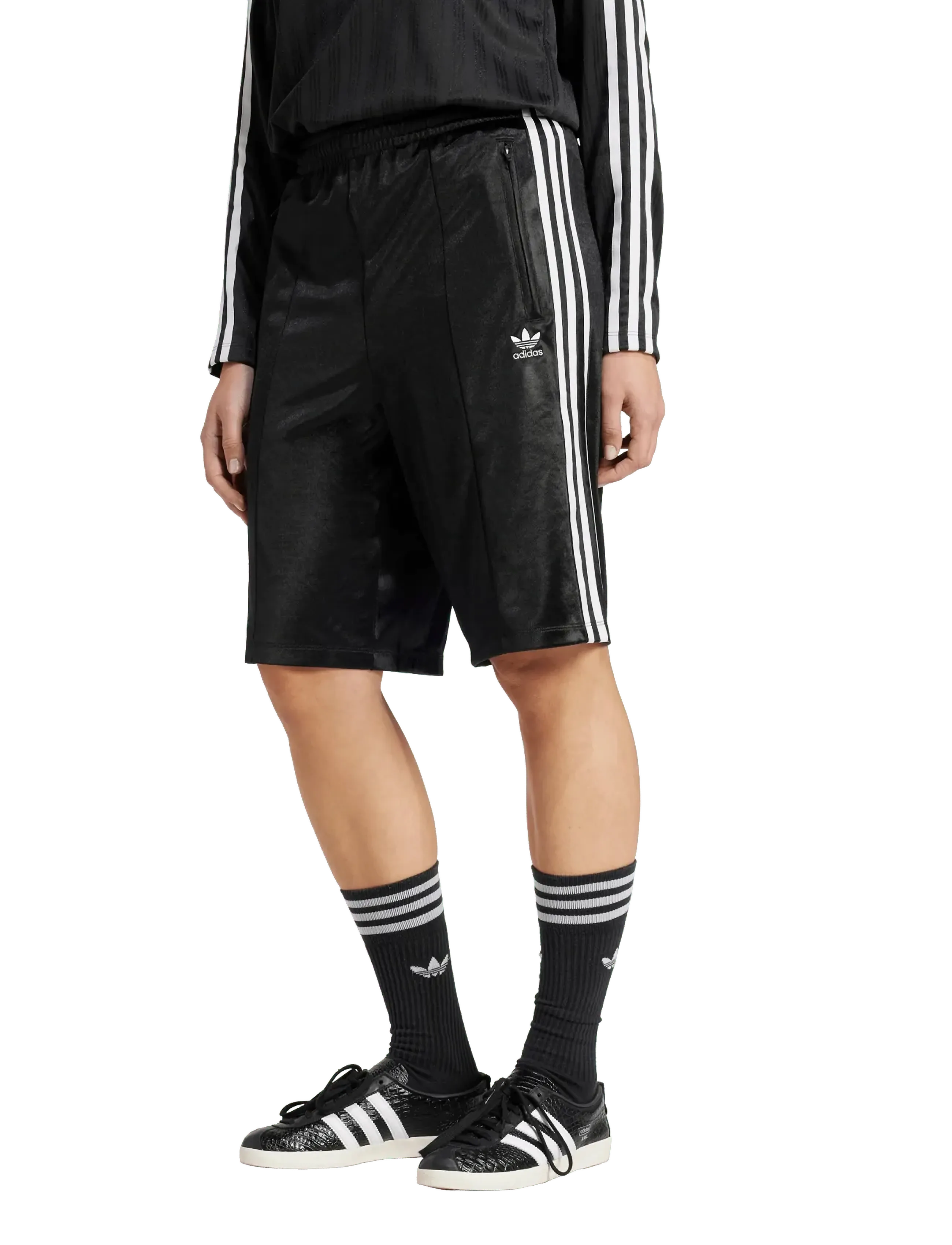 adidas Originals - FIREBIRD SHORT - bottoms - black/white - 2
