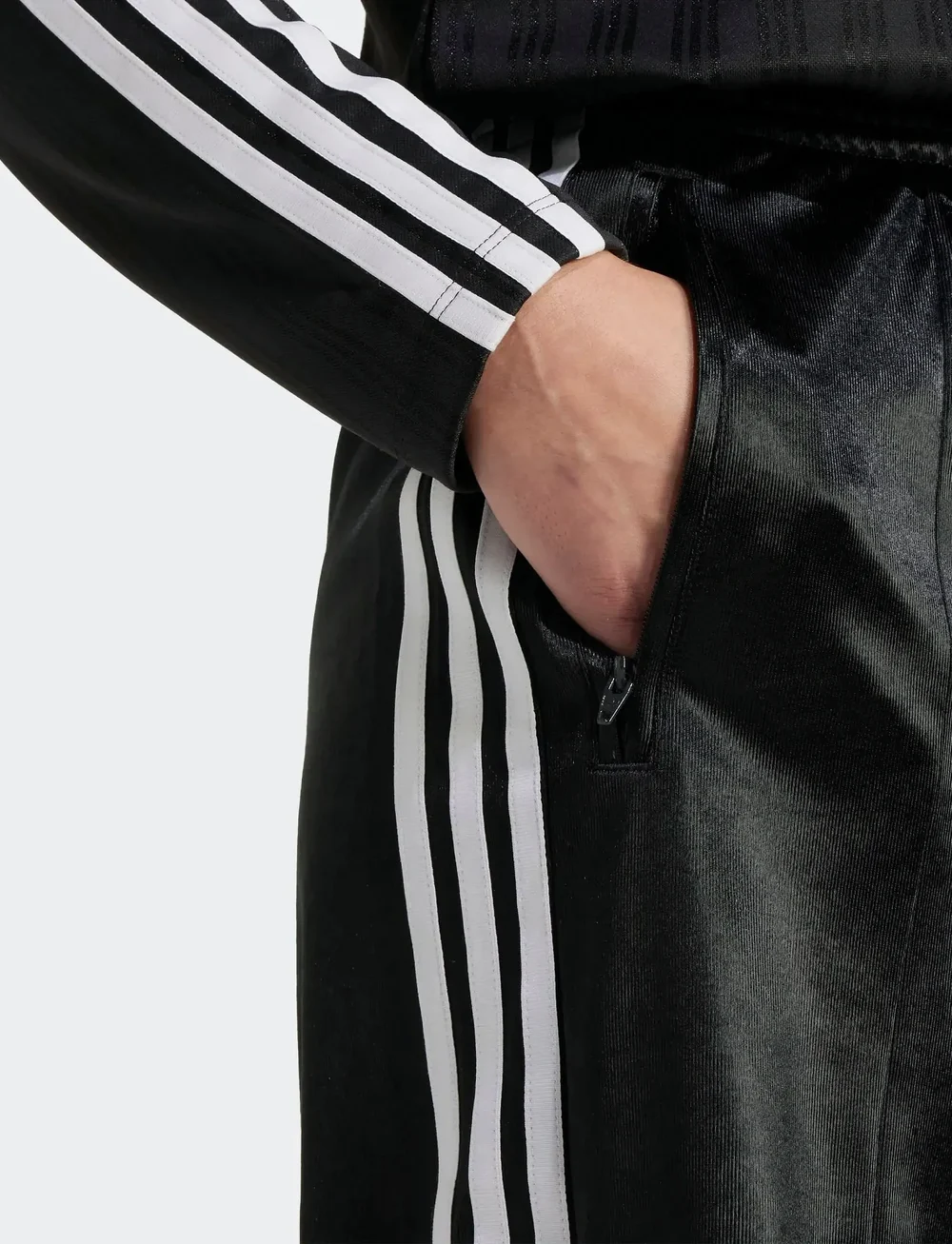 adidas Originals - FIREBIRD SHORT - freizeit shorts - black/white - 5