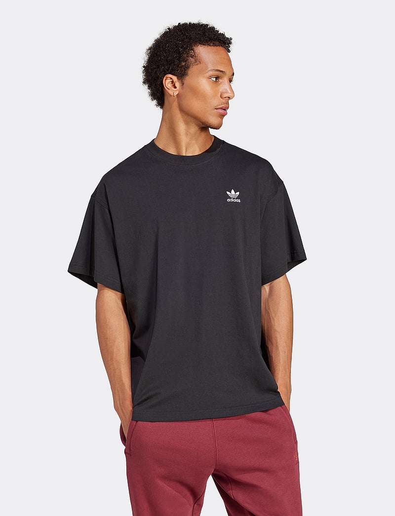 adidas Originals - ESS OS TEE - oberteile & t-shirts - black - 4