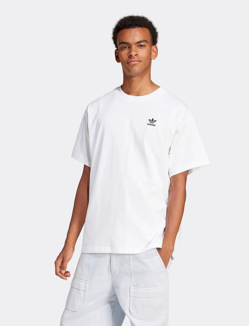 adidas Originals - ESS OS TEE - t-shirts - white - 0