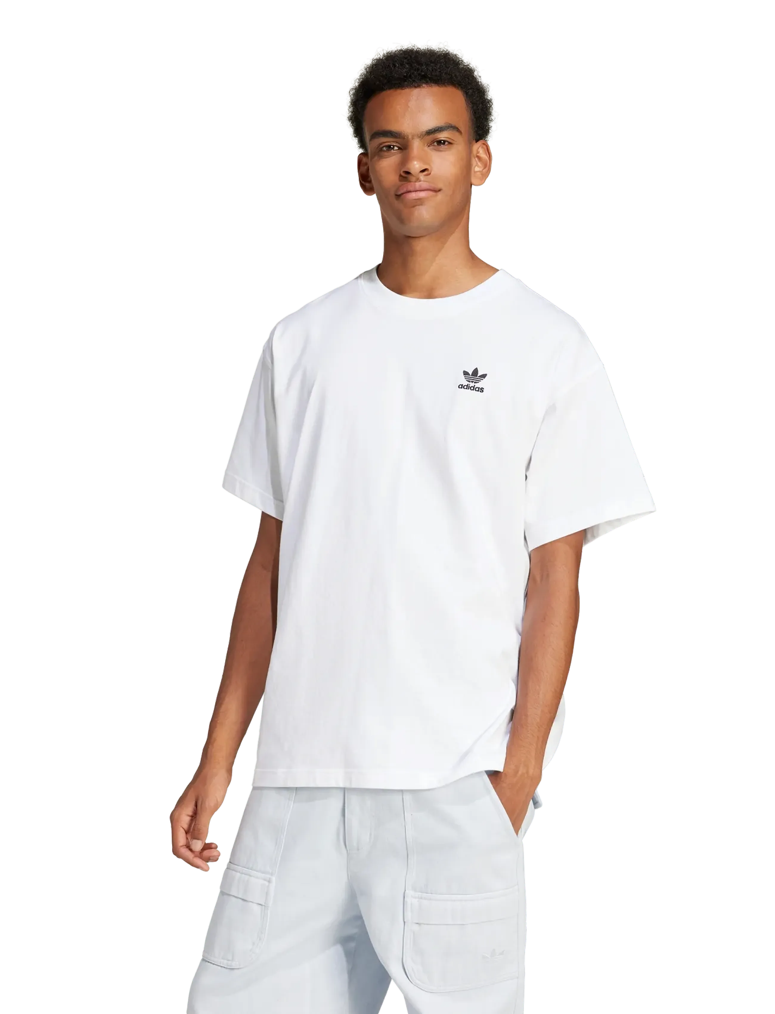 adidas Originals ESS OS TEE - T-shirts - WHITE / white