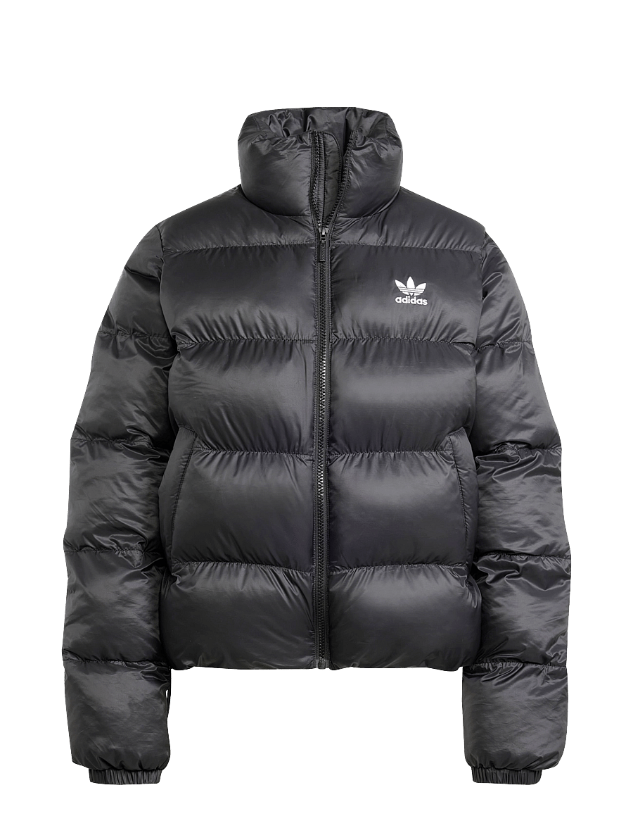 adidas Originals - SHORT PUFFER - kurtki zimowe - black - 1