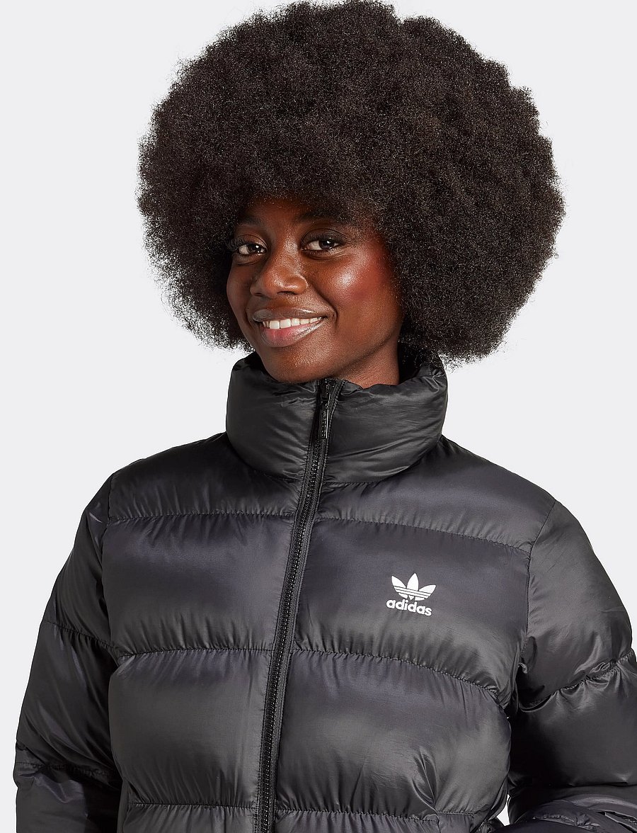 adidas Originals - SHORT PUFFER - kurtki zimowe - black - 2