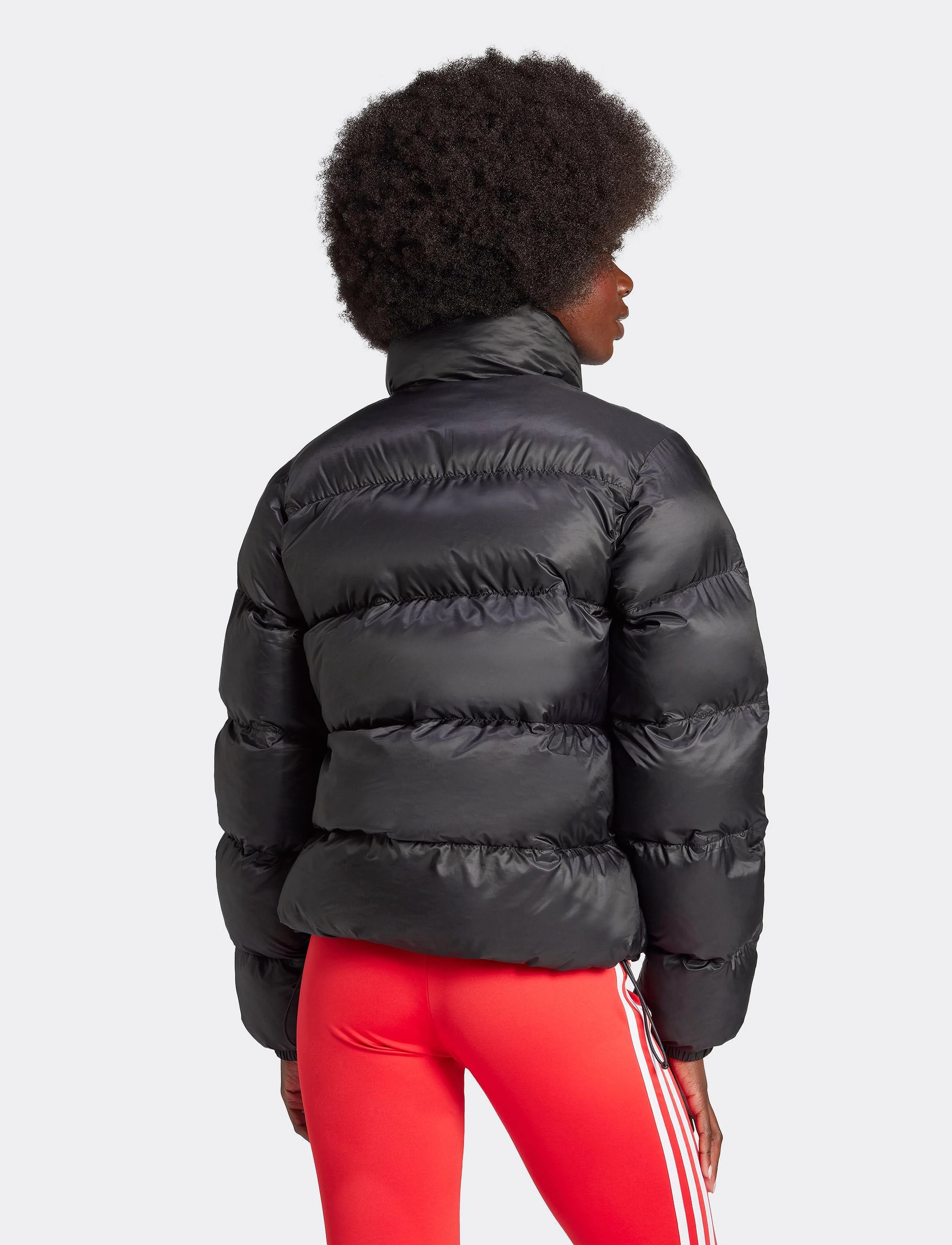 adidas Originals - SHORT PUFFER - kurtki zimowe - black - 3