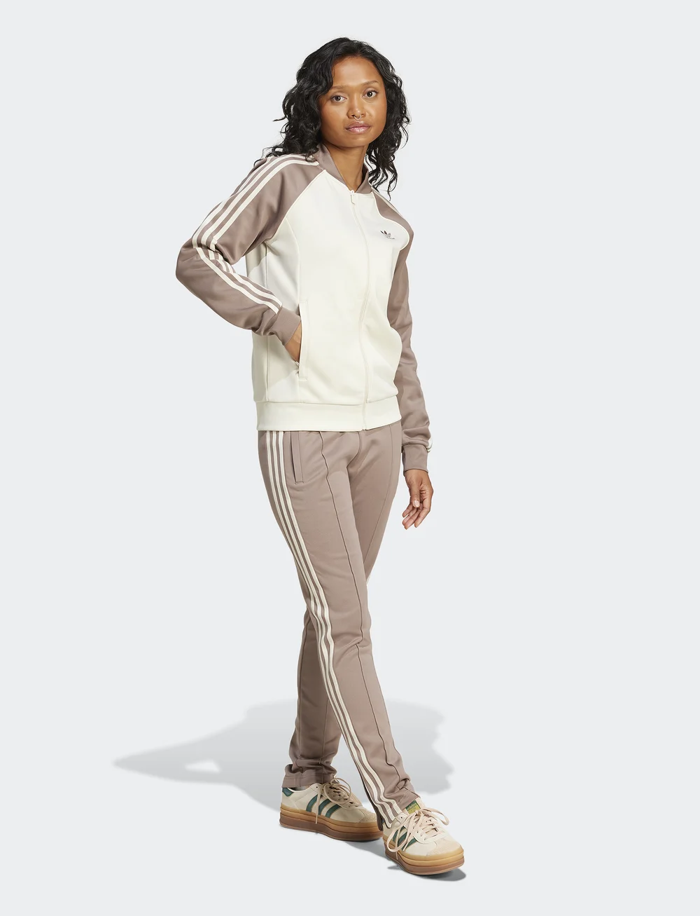 adidas Originals - SST  TRACK PANT - casual - trabrn - 0