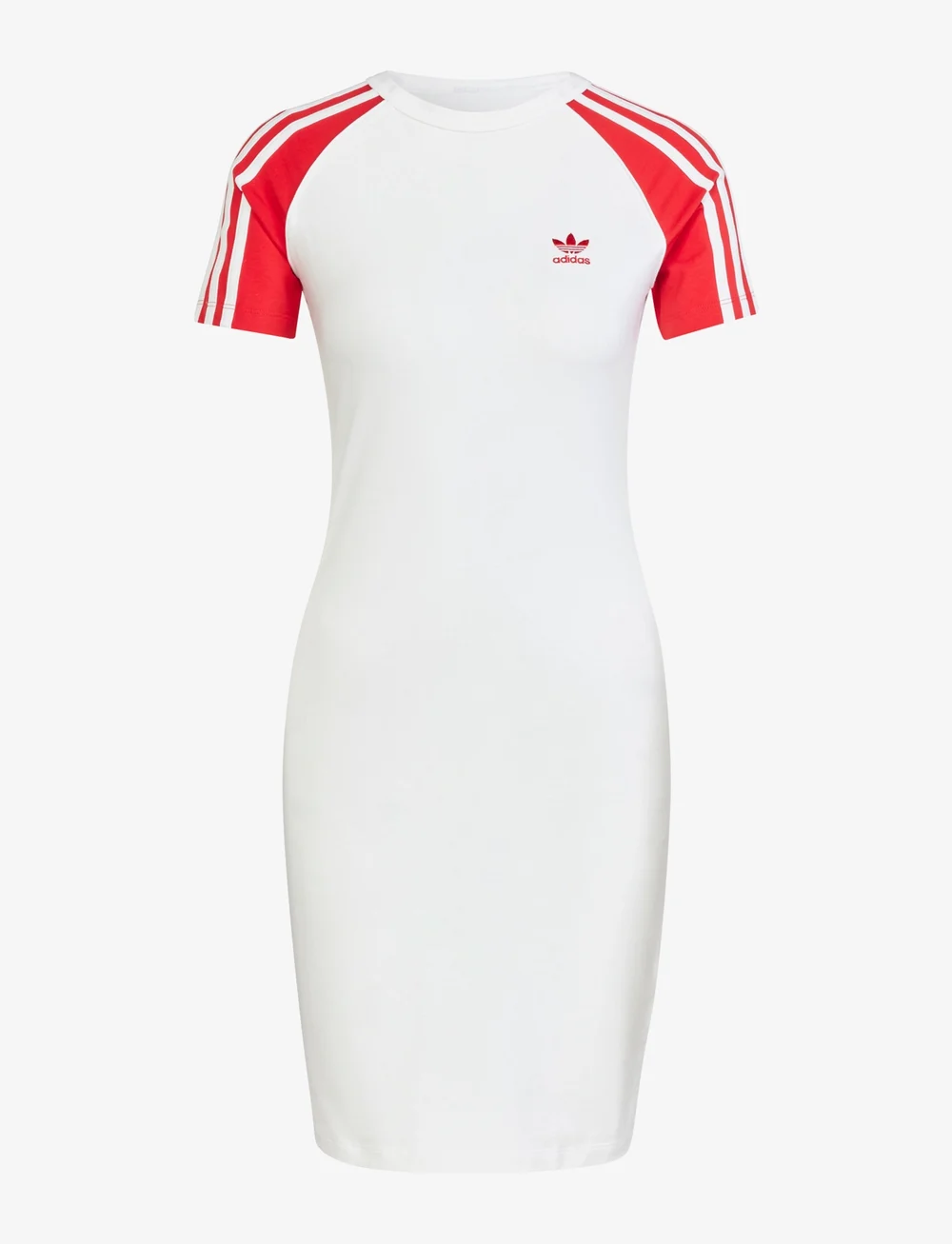 adidas Originals - 3S RAGLAN DRESS - dresses & skirts - white/betsca - 1