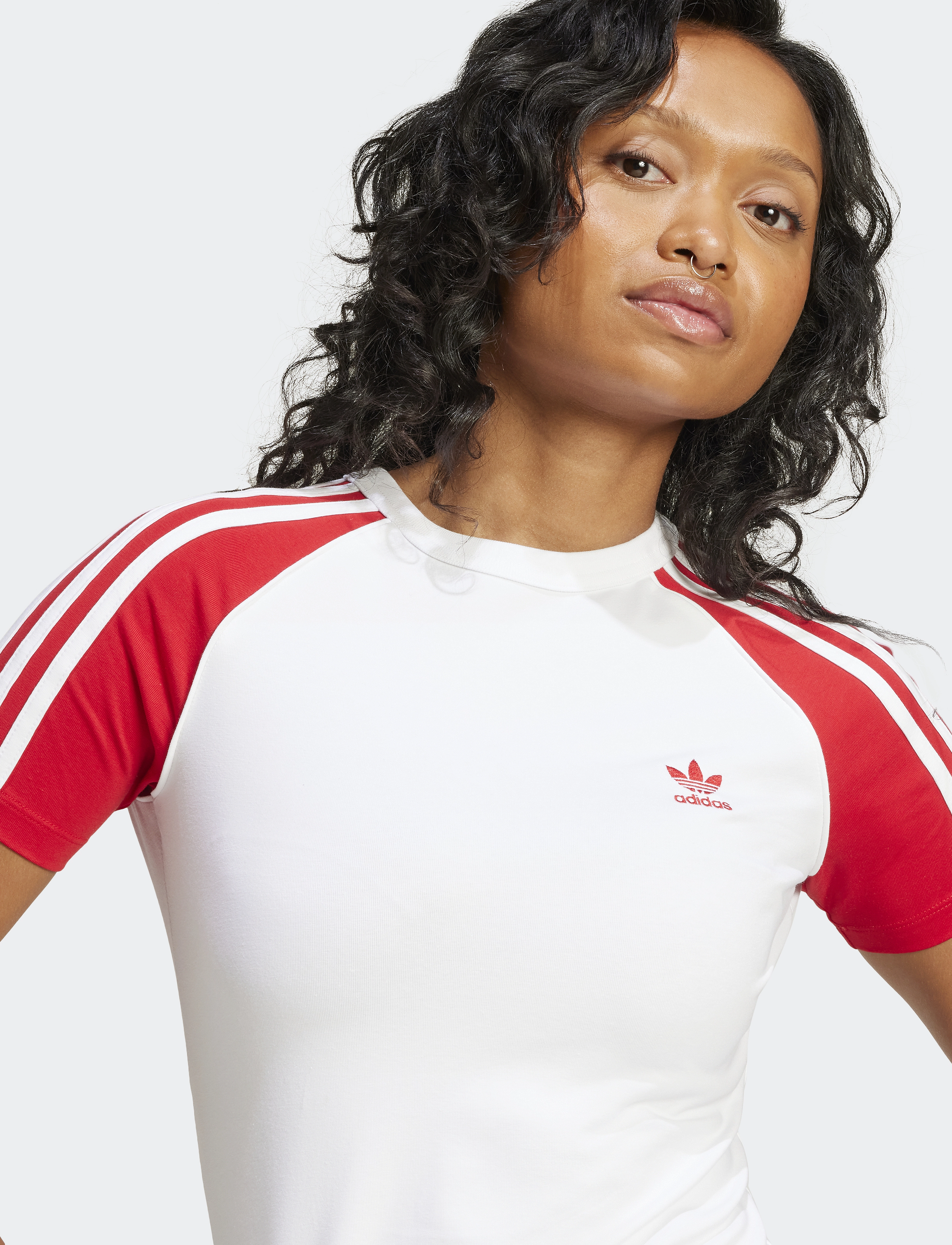 adidas Originals - 3S RAGLAN DRESS - white/betsca - 4
