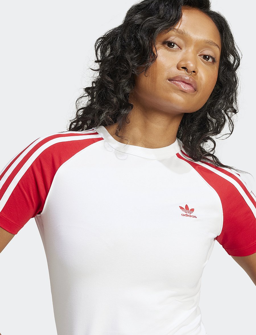 adidas Originals - 3S RAGLAN DRESS - white/betsca - 4