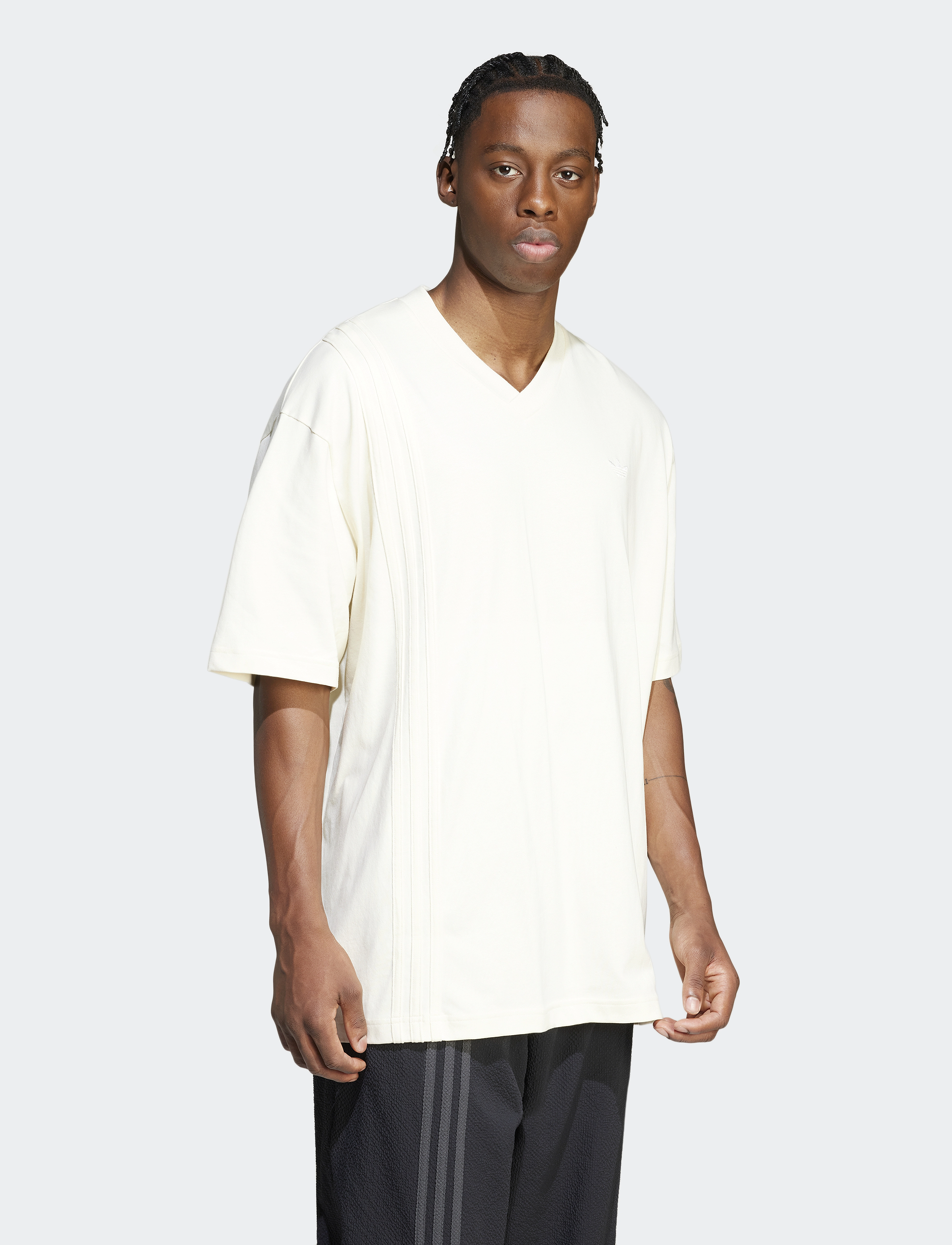 adidas Originals - FRONT ST TEE - crewht - 4