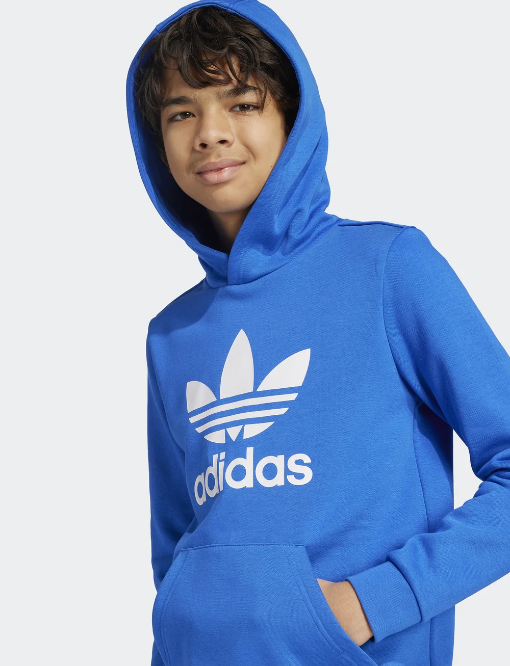 adidas Originals - TREFOIL HOODIE - kapuzenpullover - blue - 3