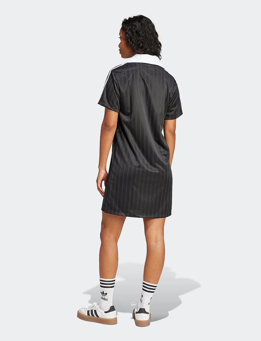 adidas Originals - V-NECK SS DRESS - black - 3