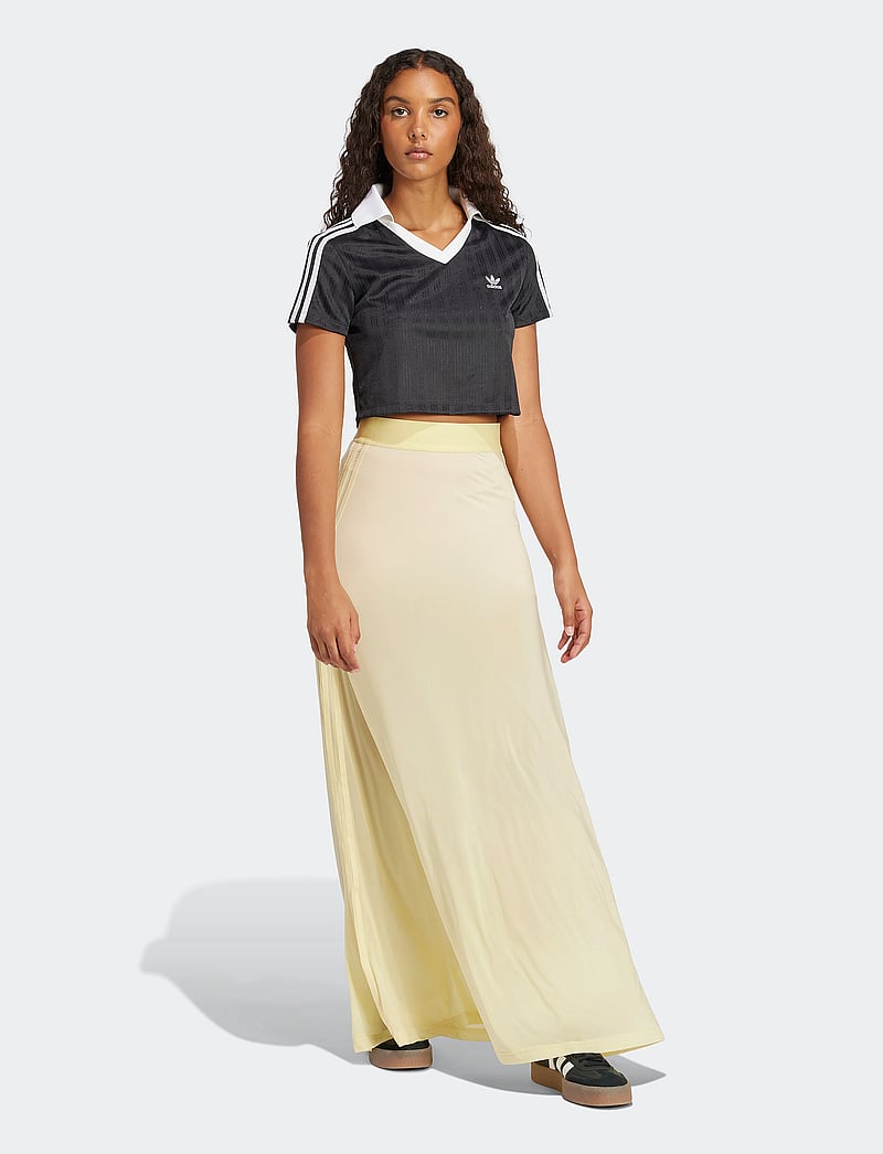 adidas Originals - V-NECK POLO - t-shirts - black - 0