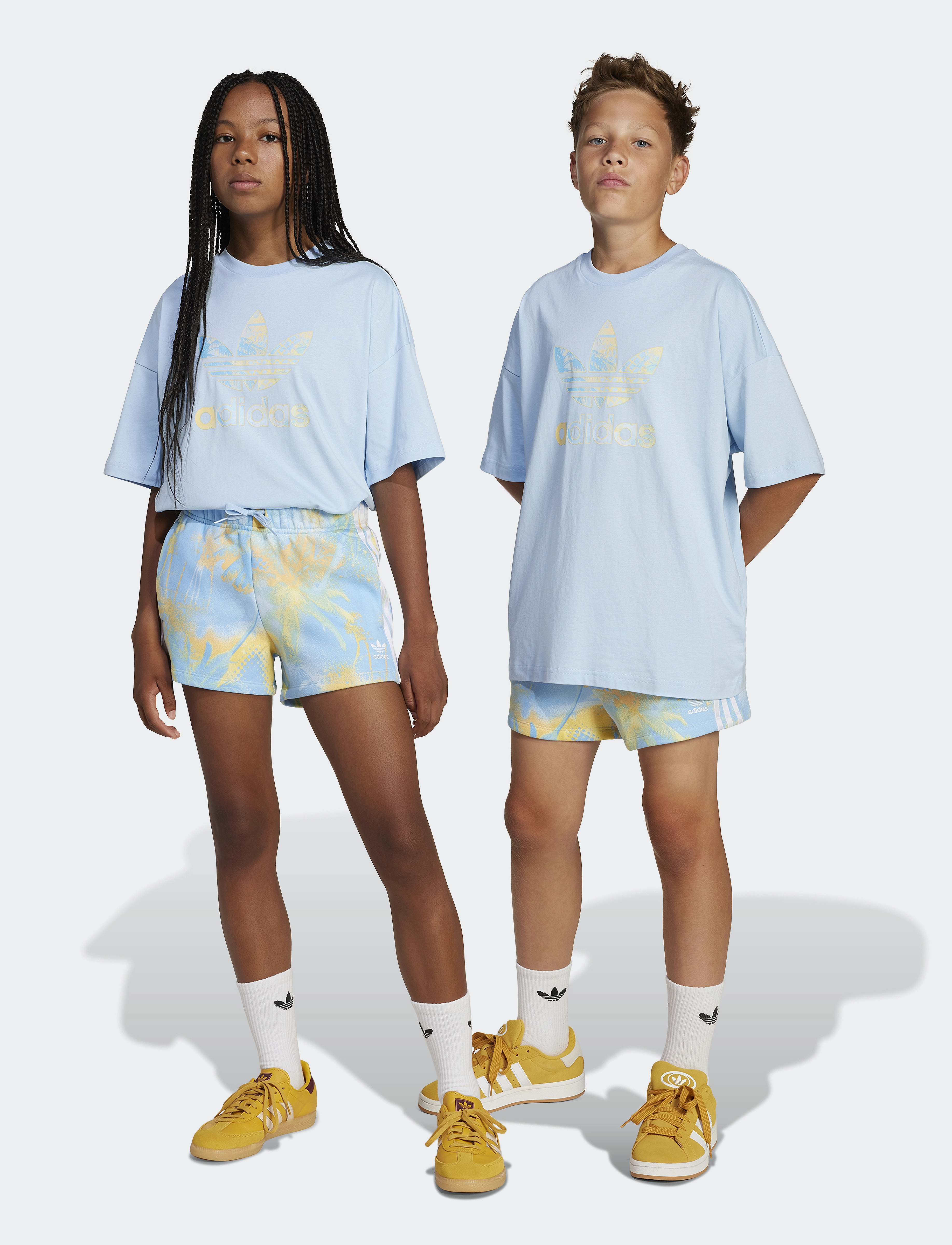 adidas Originals SHORTS - Shorts - CLESKY/MULTCO / blue