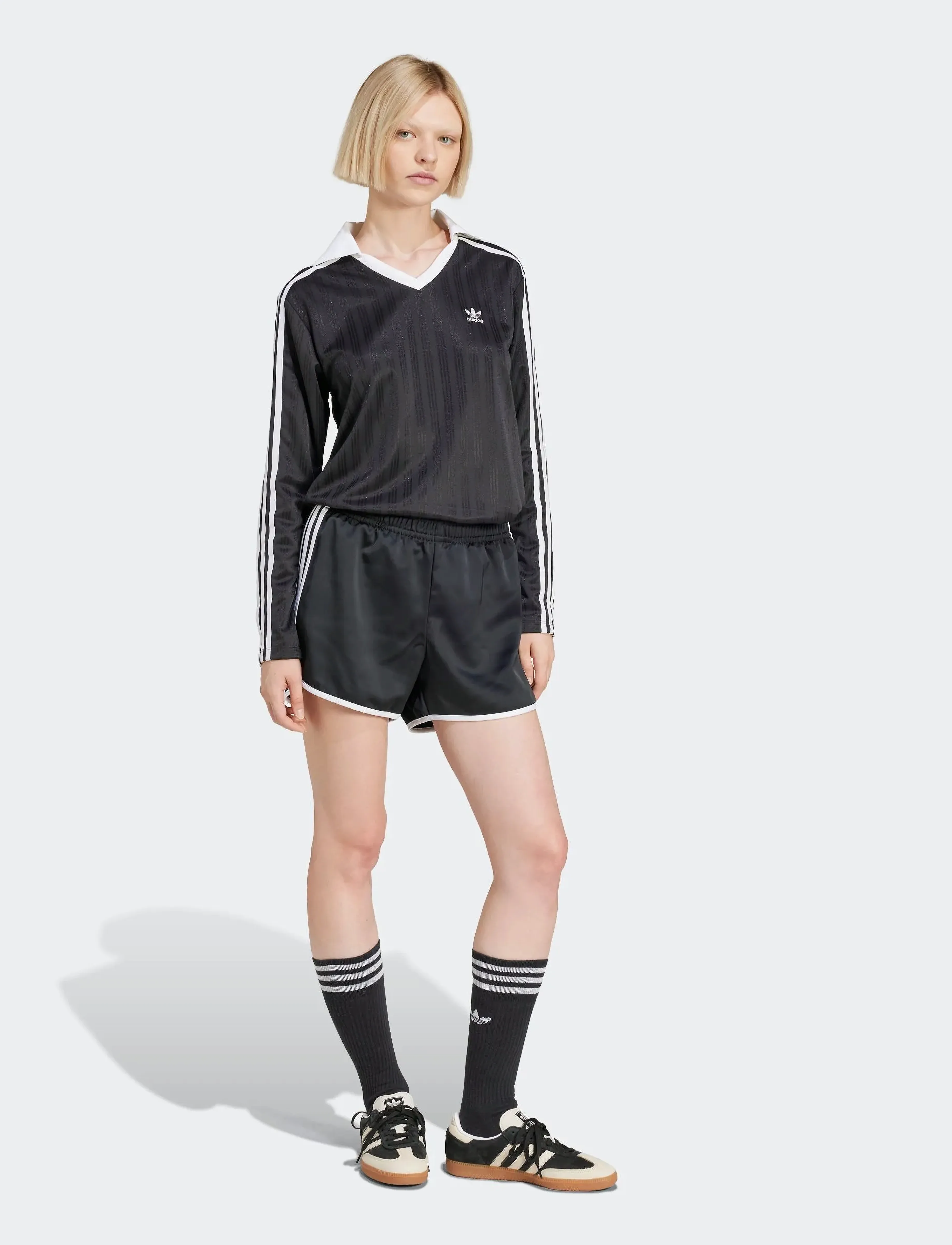 adidas Originals 3S Sprinter, Kvinder, Sprinter Shorts, Sort, Str: XL