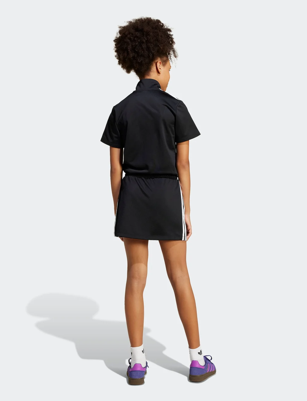 adidas Originals - FIREBIRD DRESS - kortärmade vardagsklänningar - black - 3