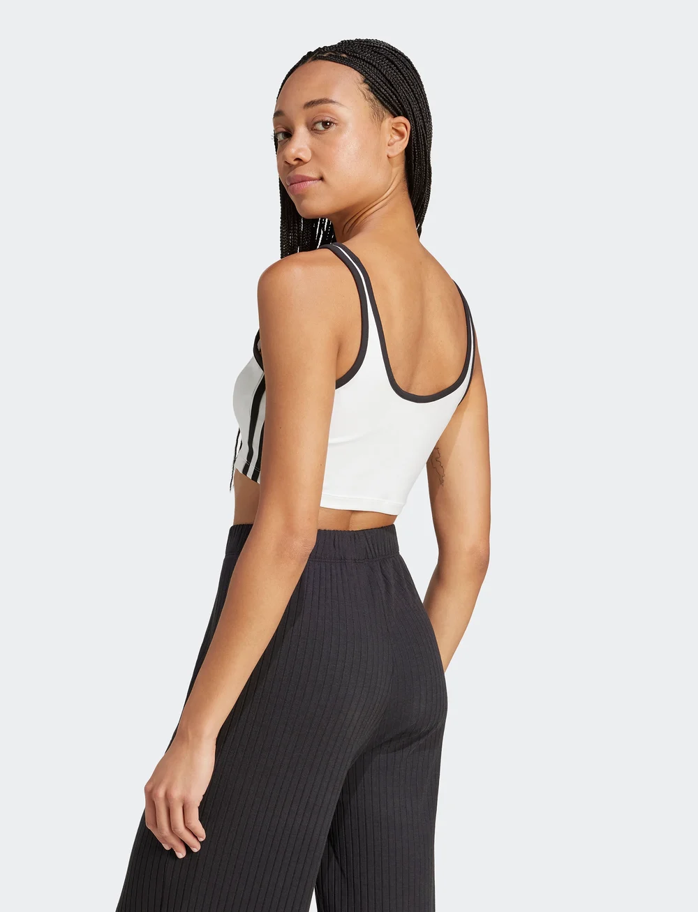 adidas Originals - 3S BRA TOP - sports-bh'er - white/black - 2