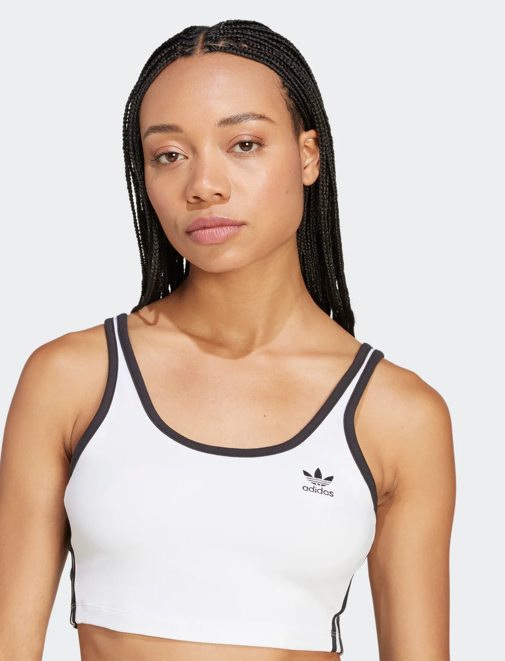 adidas Originals - 3S BRA TOP - sports-bh'er - white/black - 5