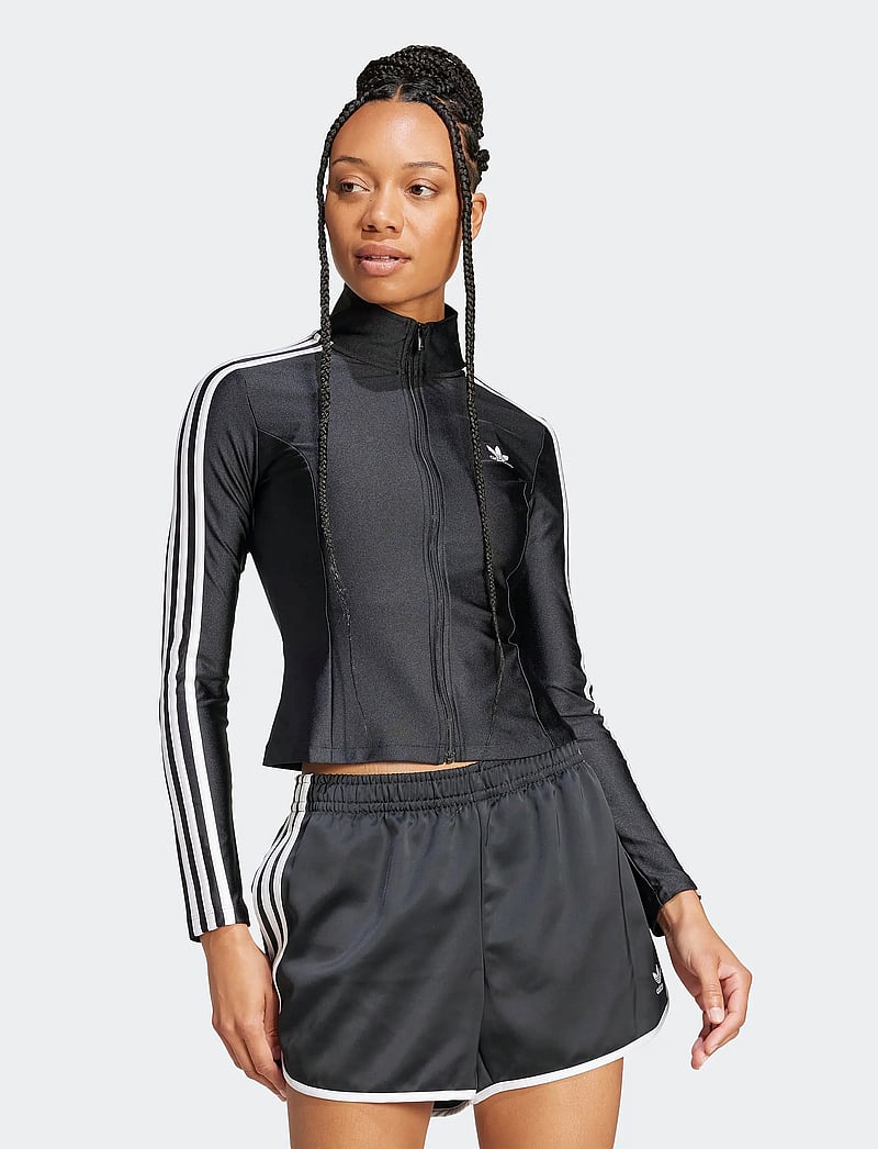 adidas Originals - 3S SLIM TT - Överdelar - black - 0