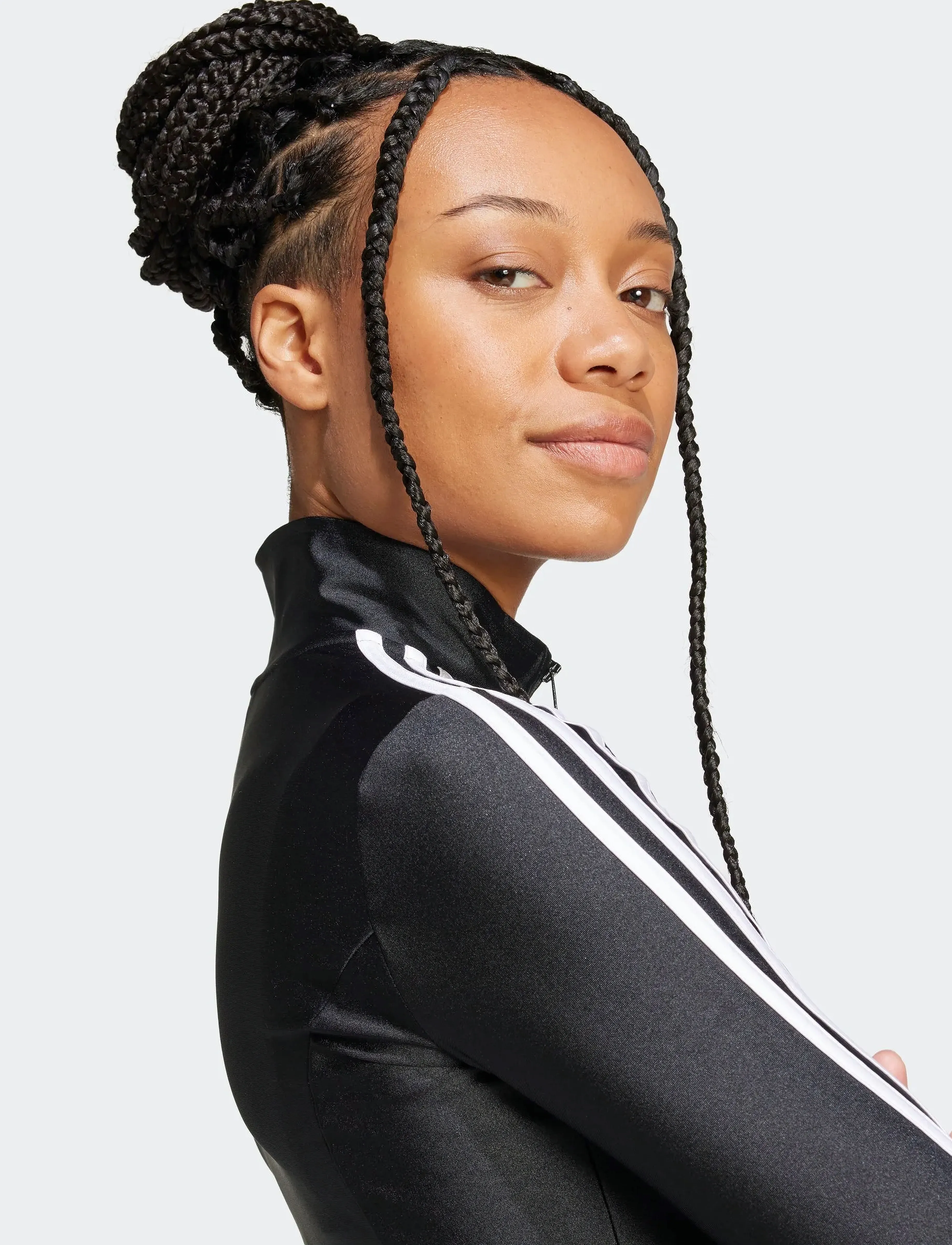 adidas Originals - 3S SLIM TT - sweatshirts - black - 5