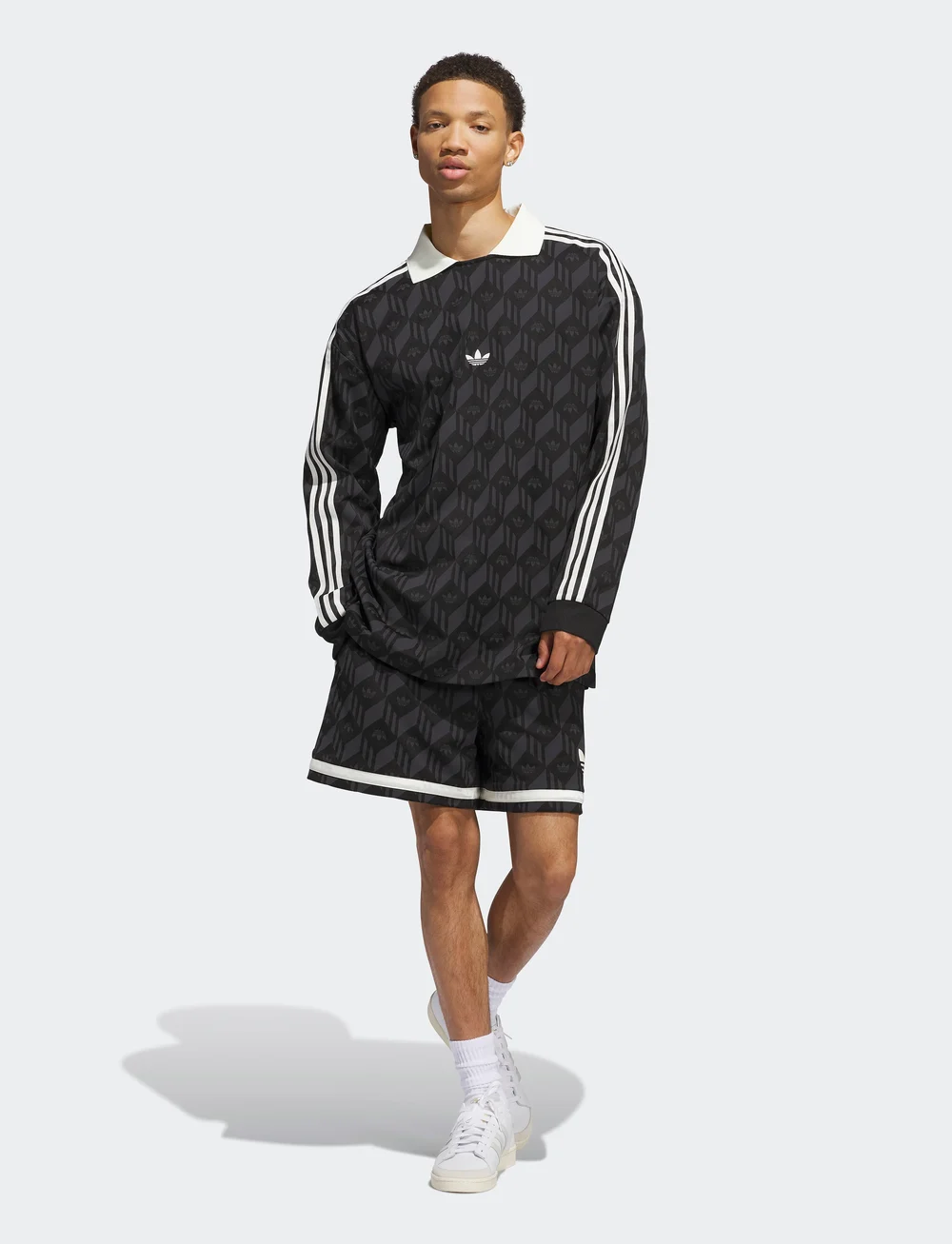 adidas Originals - Jacquared Short - freizeit shorts - black - 3