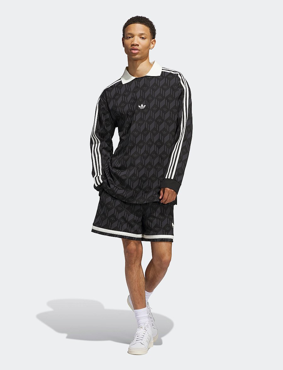 adidas Originals - Jacquared Short - afslappede shorts - black - 3