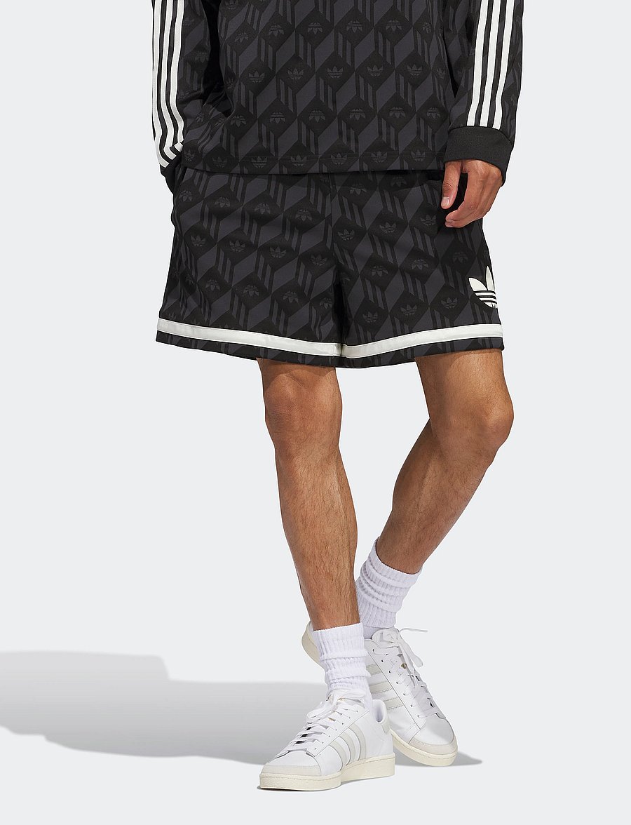 adidas Originals - Jacquared Short - afslappede shorts - black - 4