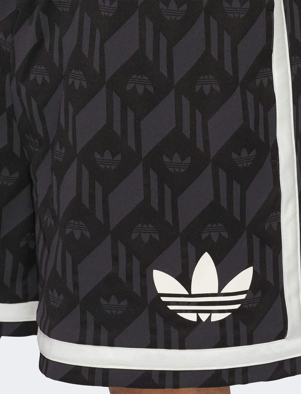 adidas Originals - Jacquared Short - freizeit shorts - black - 5