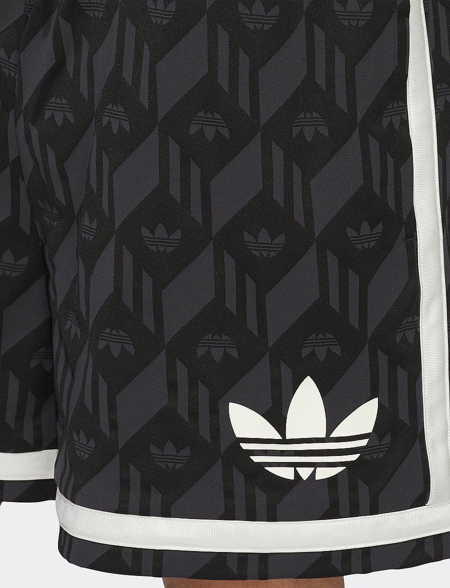 adidas Originals - Jacquared Short - afslappede shorts - black - 5