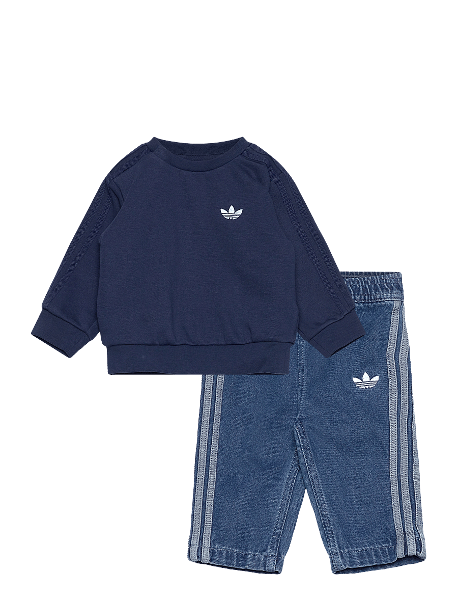 adidas Originals - DENIM CREW SET - 2-teilige sets - meblde/nindig - 0