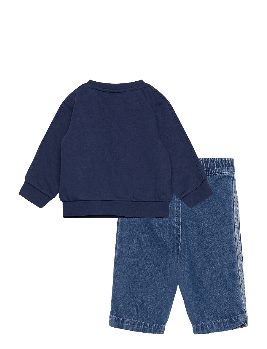 adidas Originals - DENIM CREW SET - 2-teilige sets - meblde/nindig - 1