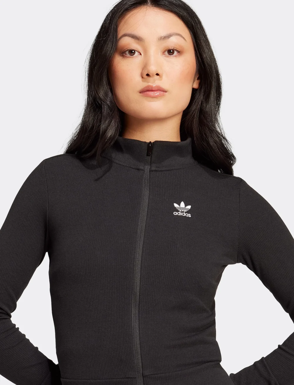 adidas Originals - ESS RIB FZ TT - fleece & midlayer - black - 3