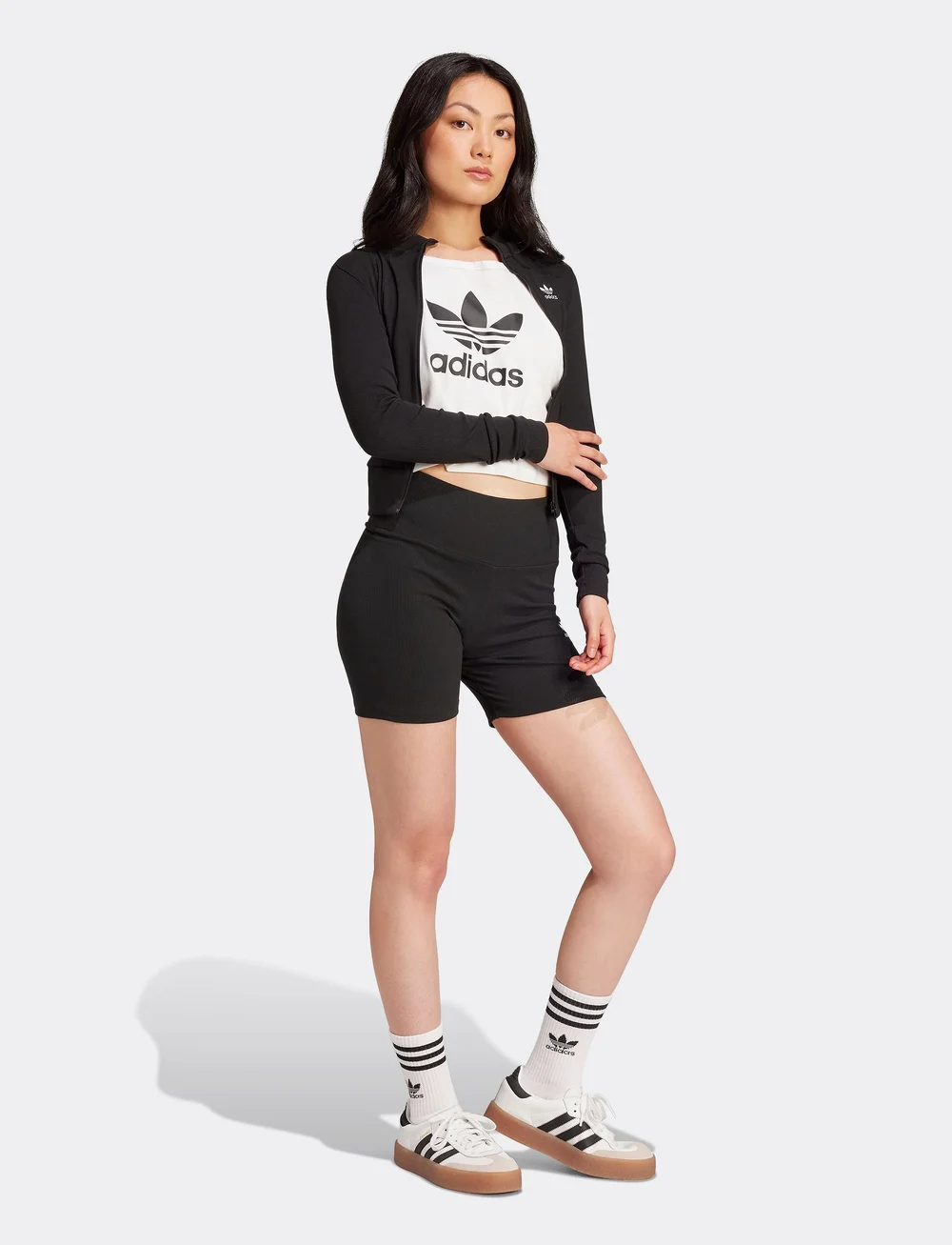 adidas Originals - ESS RIB FZ TT - fleece & midlayer - black - 4