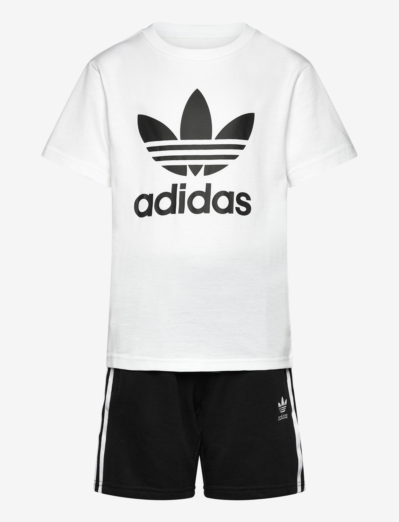 adidas Originals - SHORT TEE SET - 2-delat set - black/white - 1