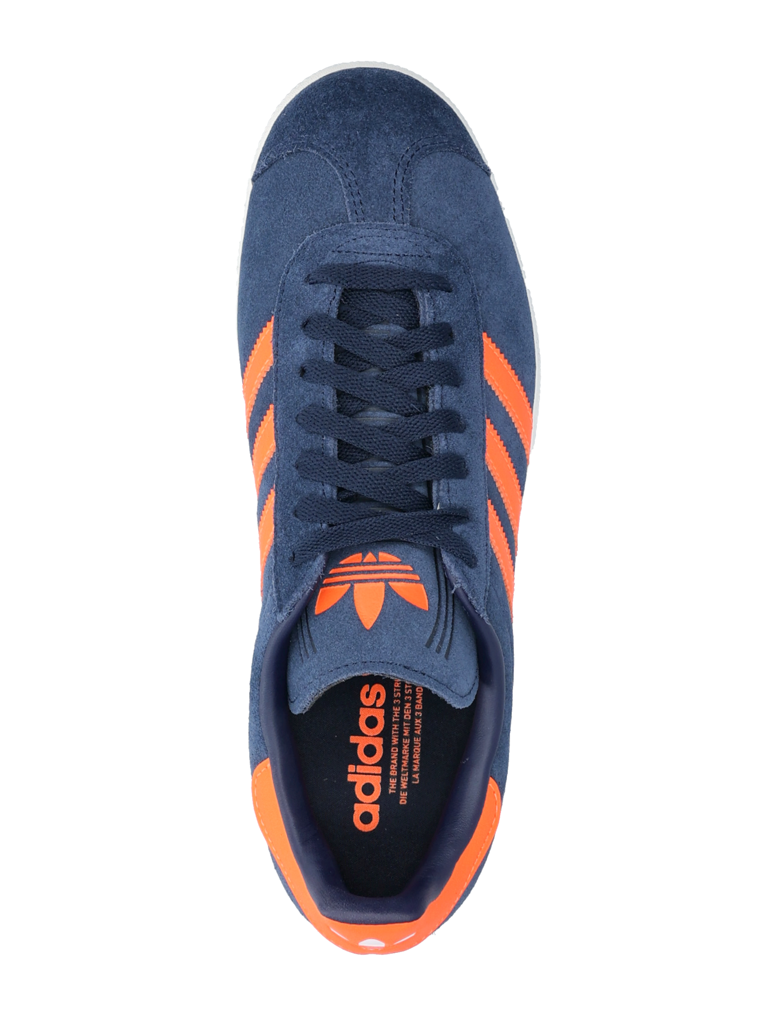 adidas Originals - GAZELLE - low tops - conavy/orange/cwhite - 3