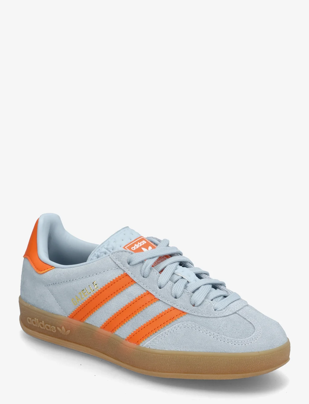adidas Originals - GAZELLE INDOOR - niedriger schnitt - wonblu/orange/ftwwht - 0