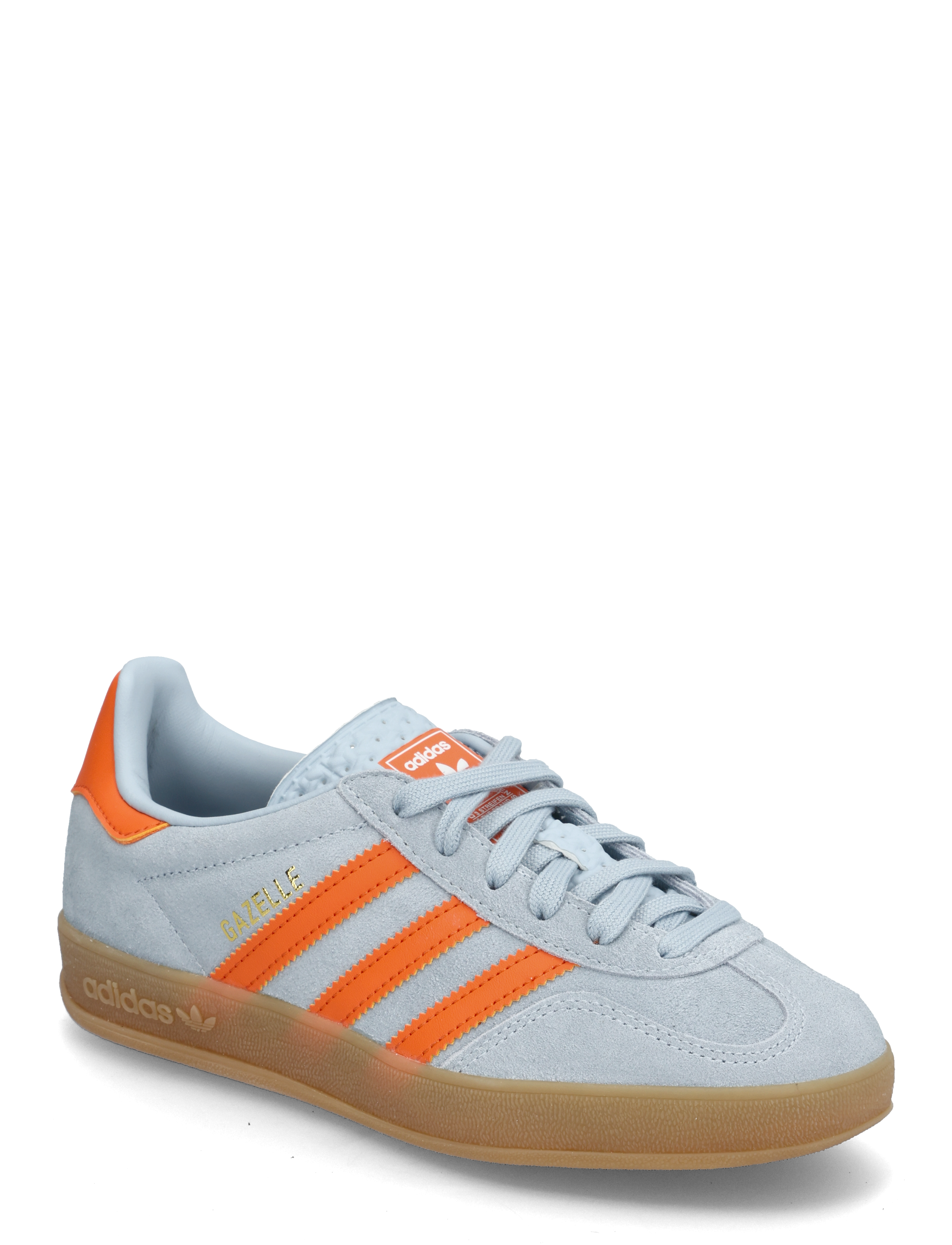 adidas Originals GAZELLE INDOOR - Sko - WONBLU/ORANGE/FTWWHT / multi