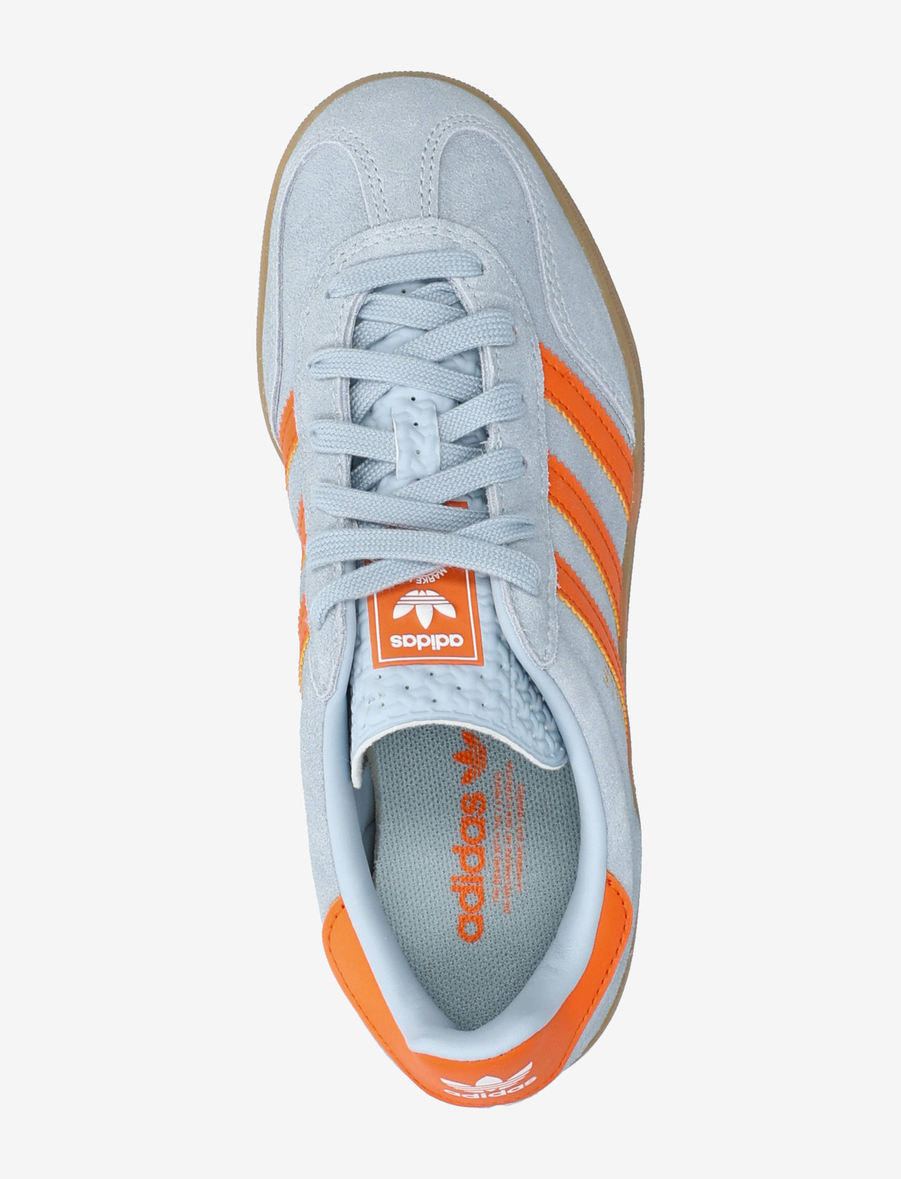 adidas Originals - GAZELLE INDOOR - låga sneakers - wonblu/orange/ftwwht - 3